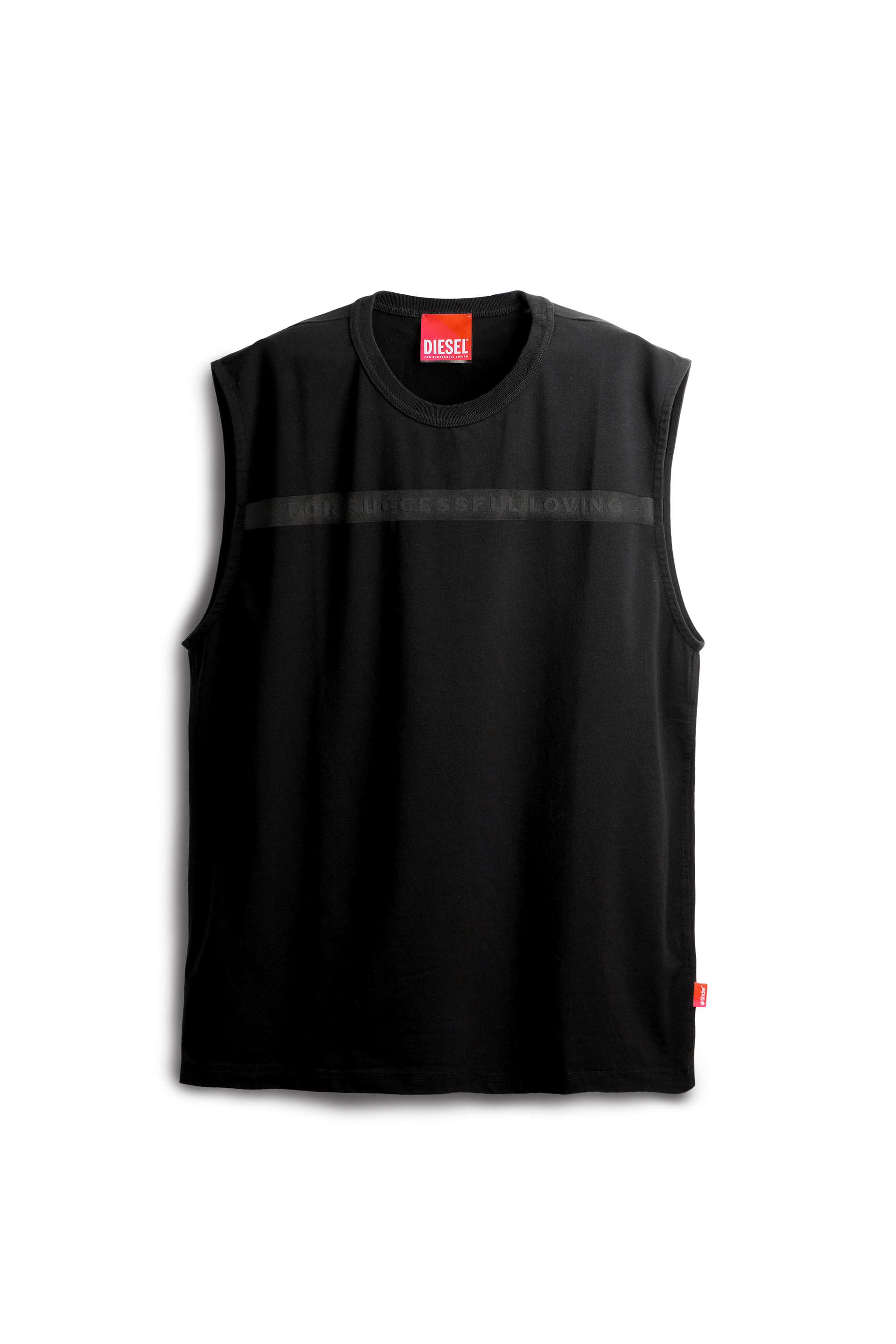 Diesel - PR-T-NORM-BISC-MATI-R, D&eacute;bardeur avec logo For Successful Loving Mixte in Noir - 3