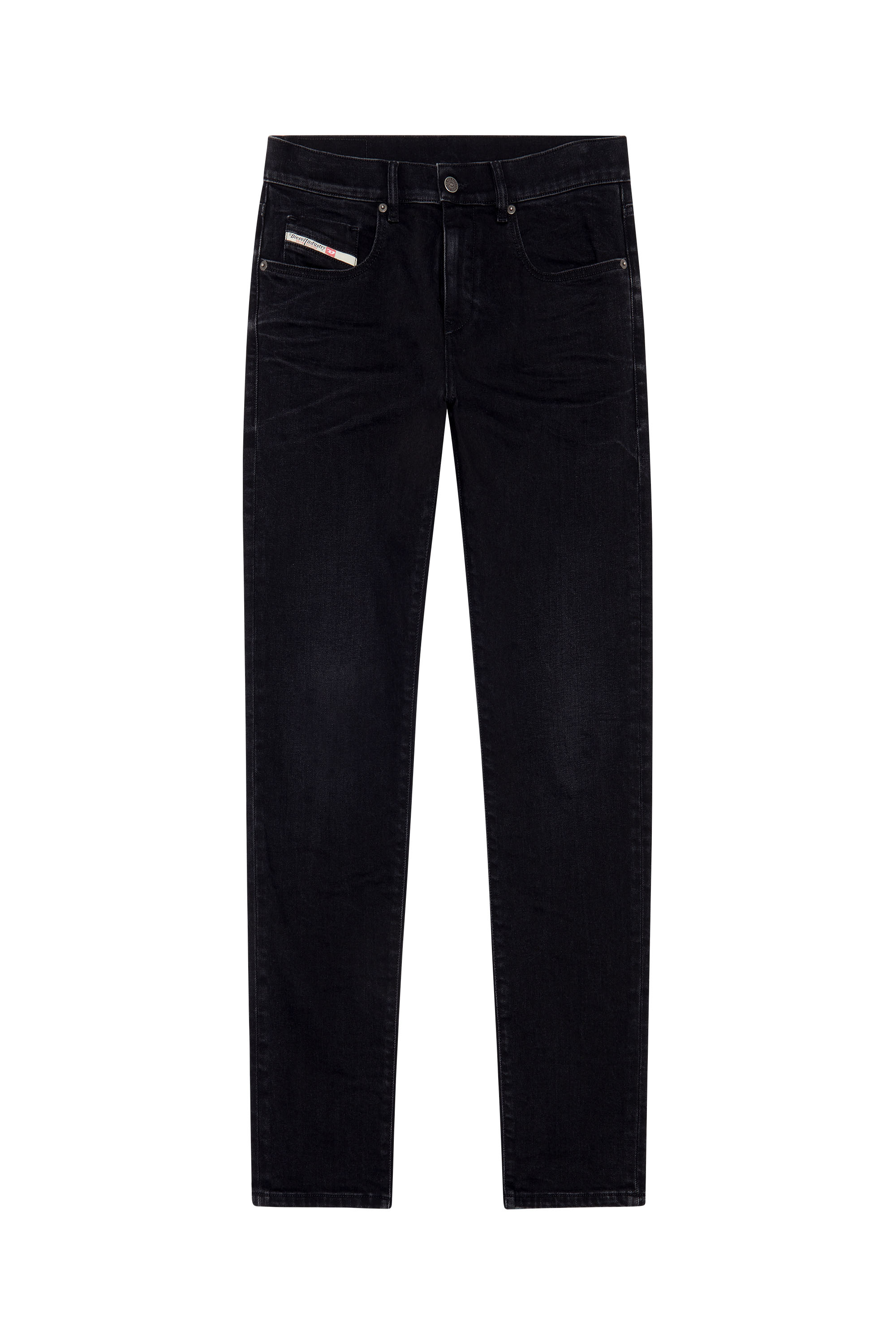 2019 D-STRUKT 09D48 Man: Slim Black/Dark grey Jeans | Diesel
