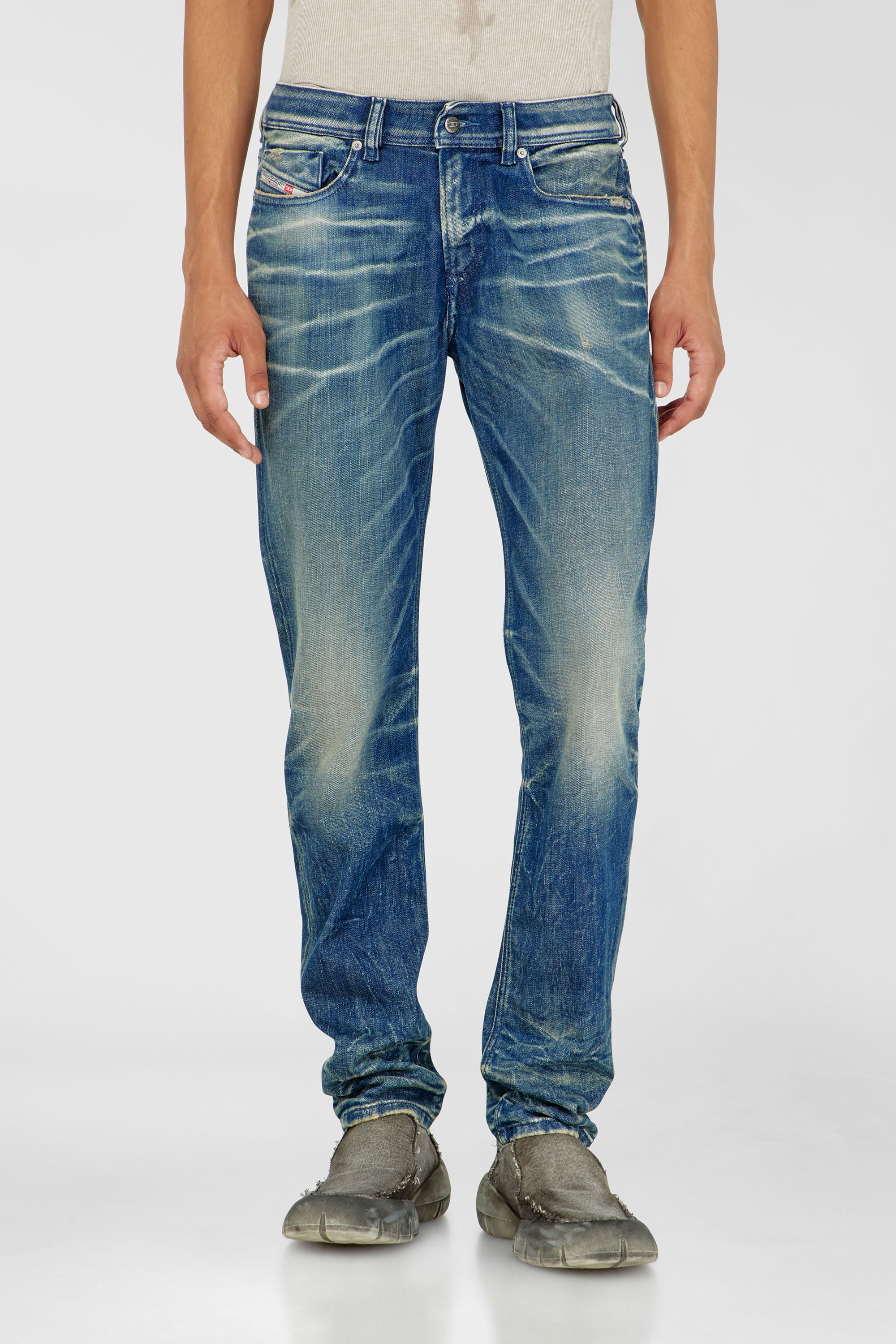 Diesel - Male's Skinny Jeans 1979 Sleenker 09P59, Medium Blue - 1