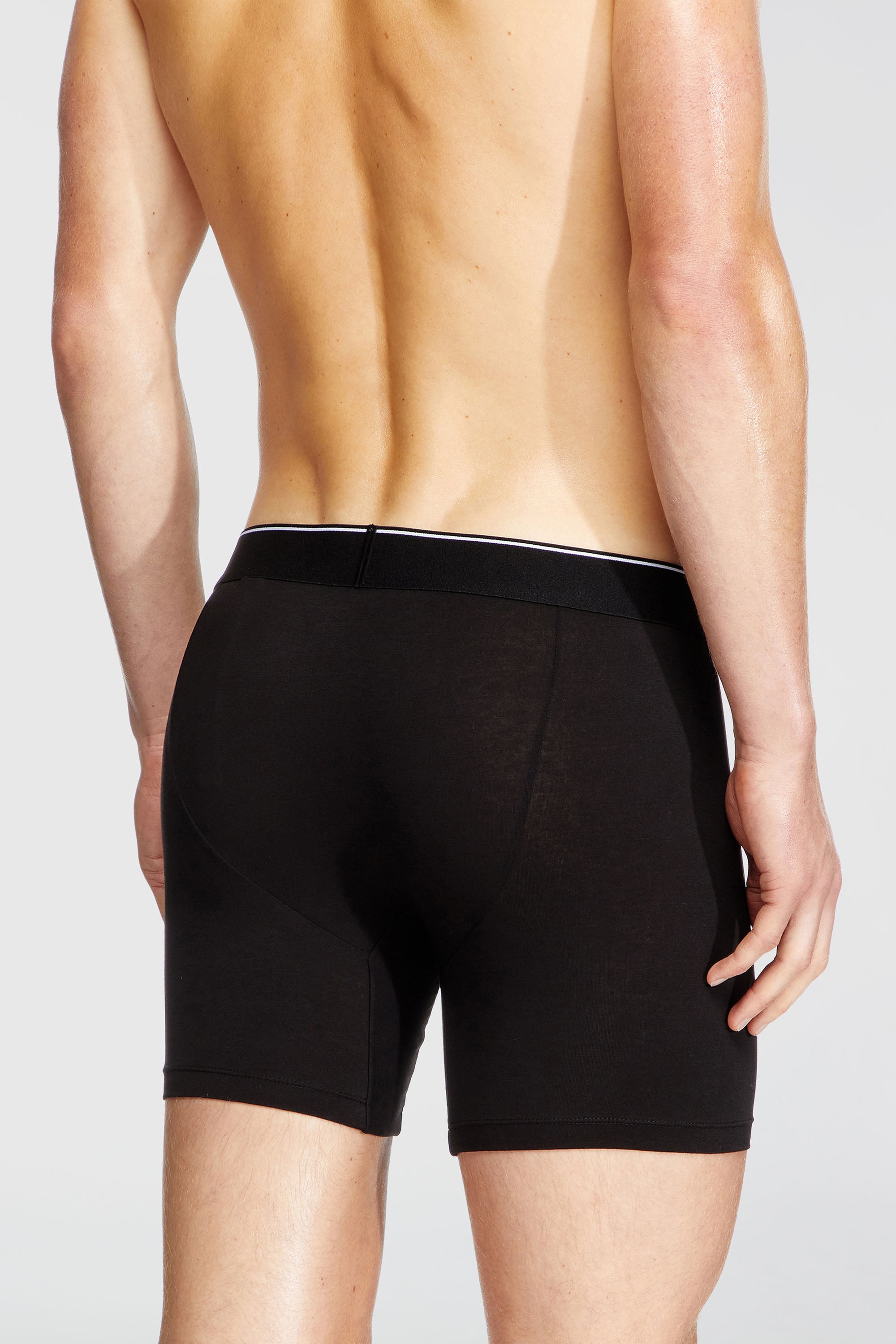 Diesel - MAX-3PACK, Paquete de tres b&oacute;xers ajustados de algod&oacute;n el&aacute;stico Hombre in Negro - 4