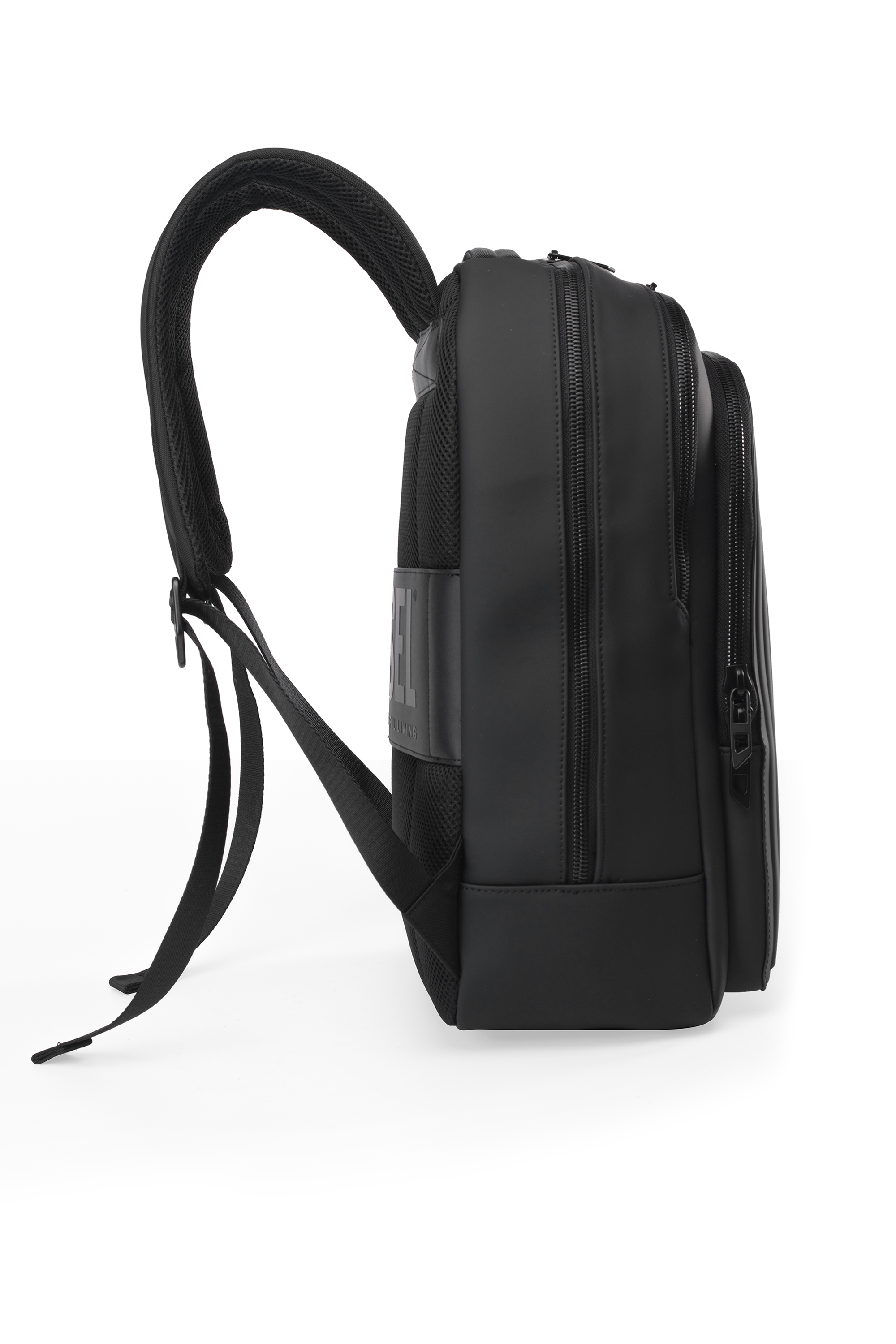 Diesel - DIESEL ALUMINUM BACKPACK DSB003, Sac &agrave; dos d'affaires fonctionnel Mixte in Noir - 4
