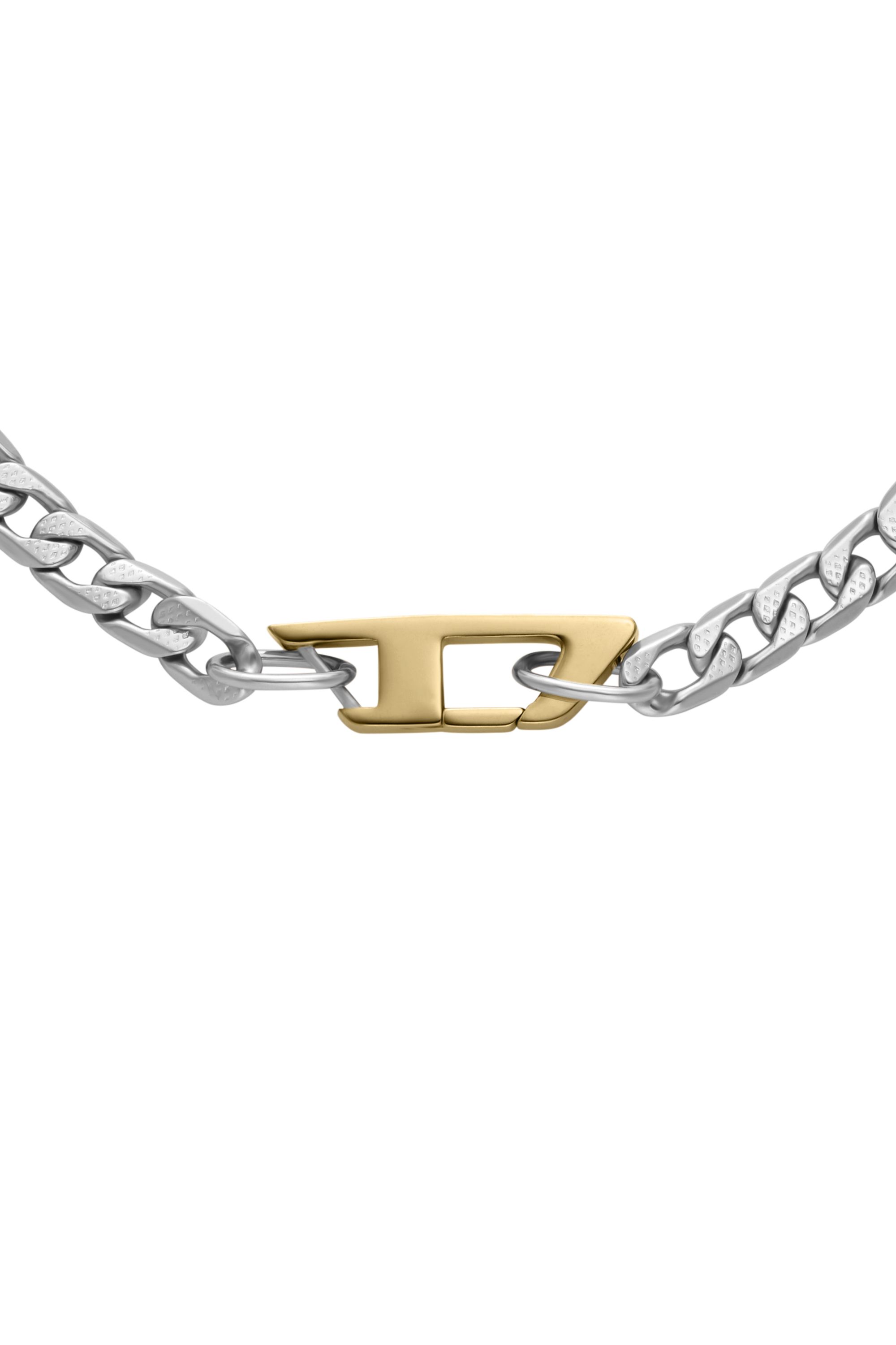 Diesel - DX1343, Unisex's Stainless steel chain necklace in Silver - 2