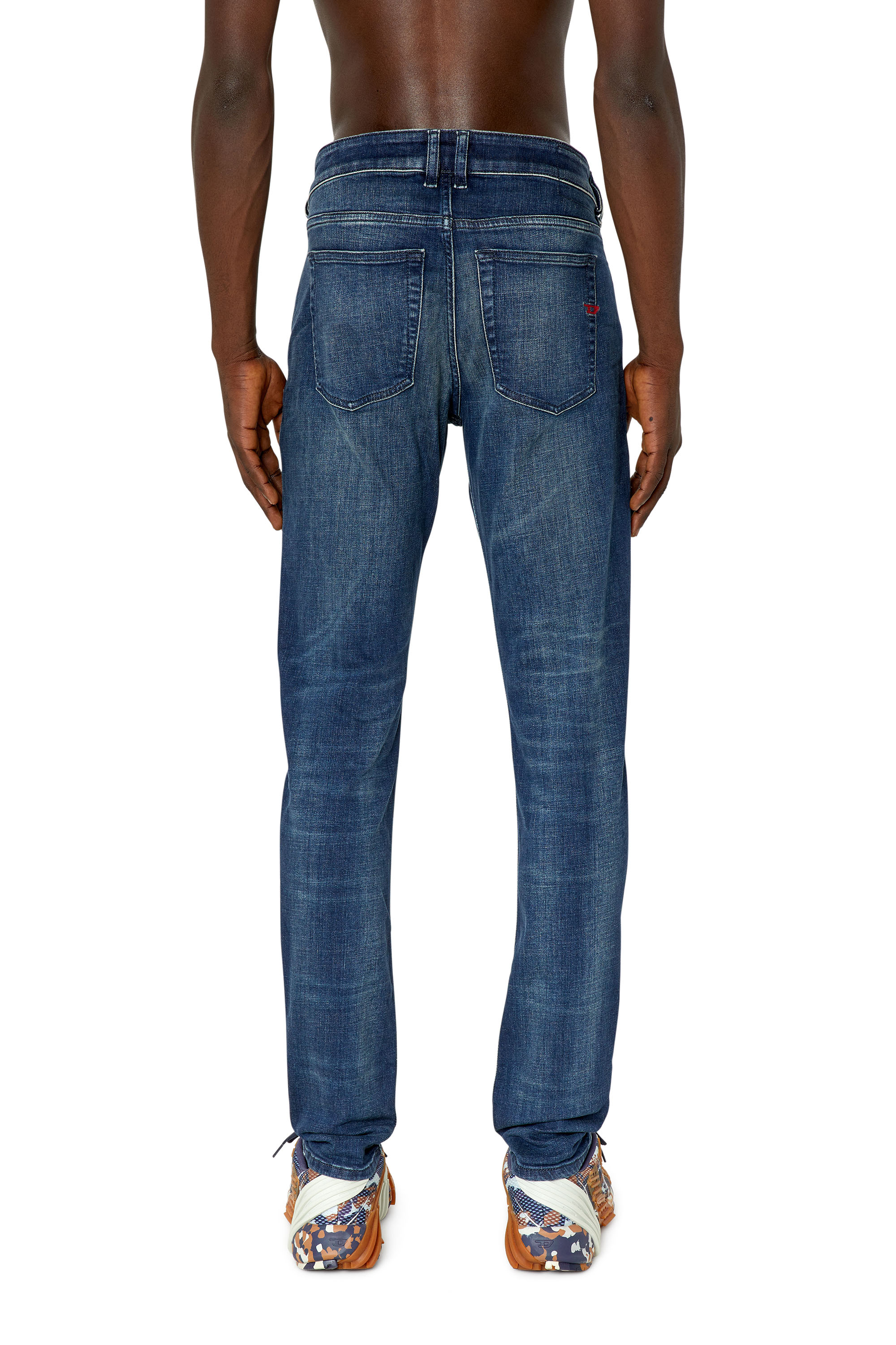 Diesel - Man's Skinny Jeans 1979 Sleenker 09F58, Dark Blue - 2