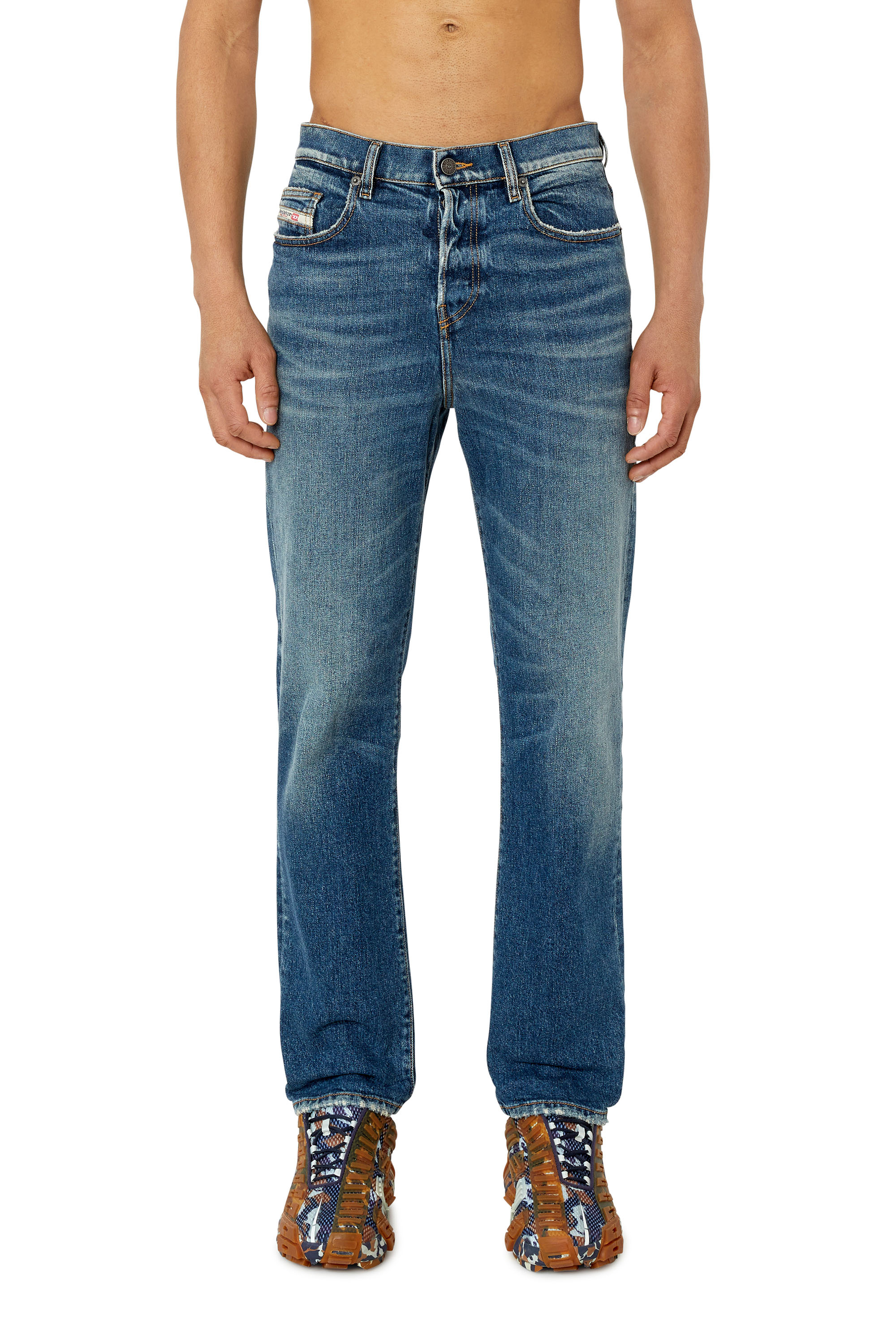 Diesel - Man's Regular Jeans 2020 D-Viker 007L1, Medium blue - 1