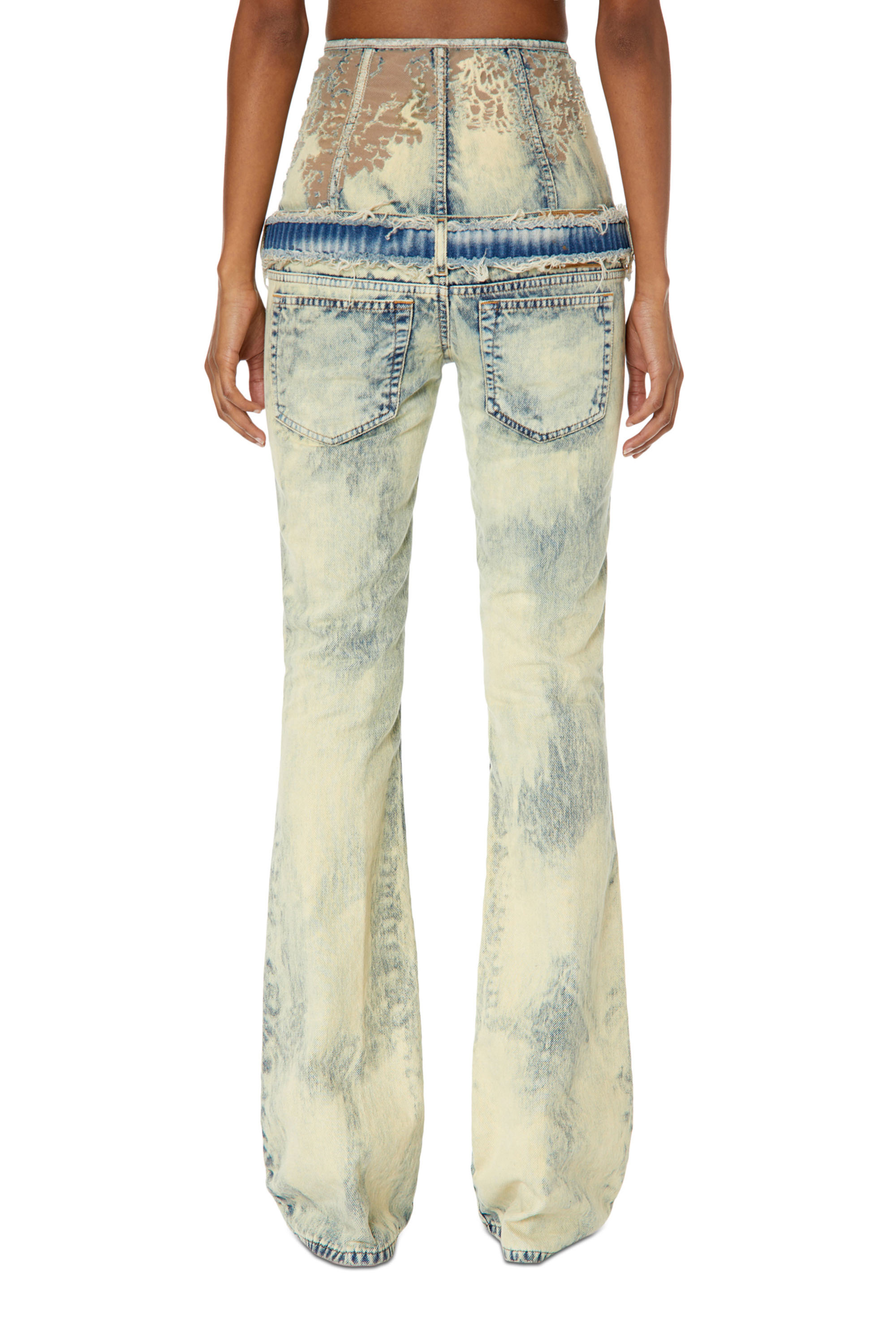 Diesel - Woman's Bootcut and Flare Jeans 1969 D-Ebbey 068GP, Light Blue - 2