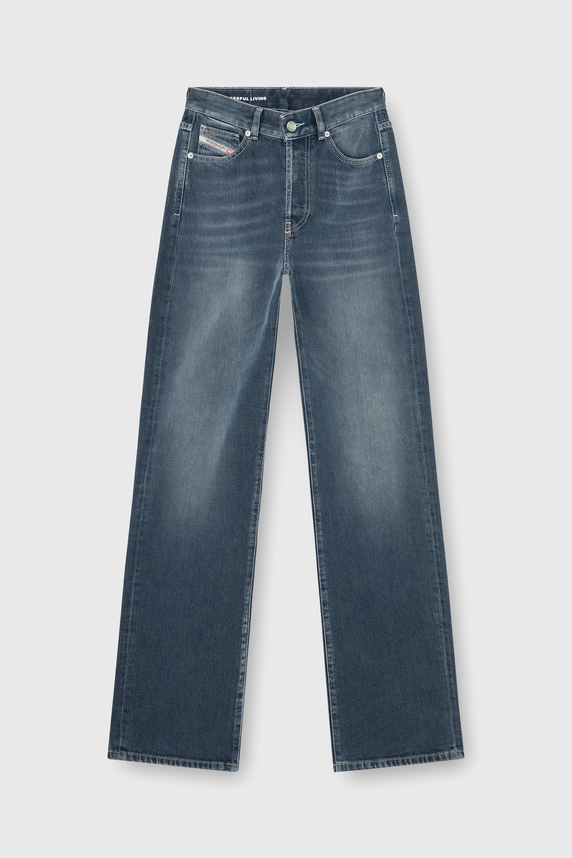 Diesel - Regular Jeans 1971 D-Sent 007EI Mujer, Azul Oscuro - 2