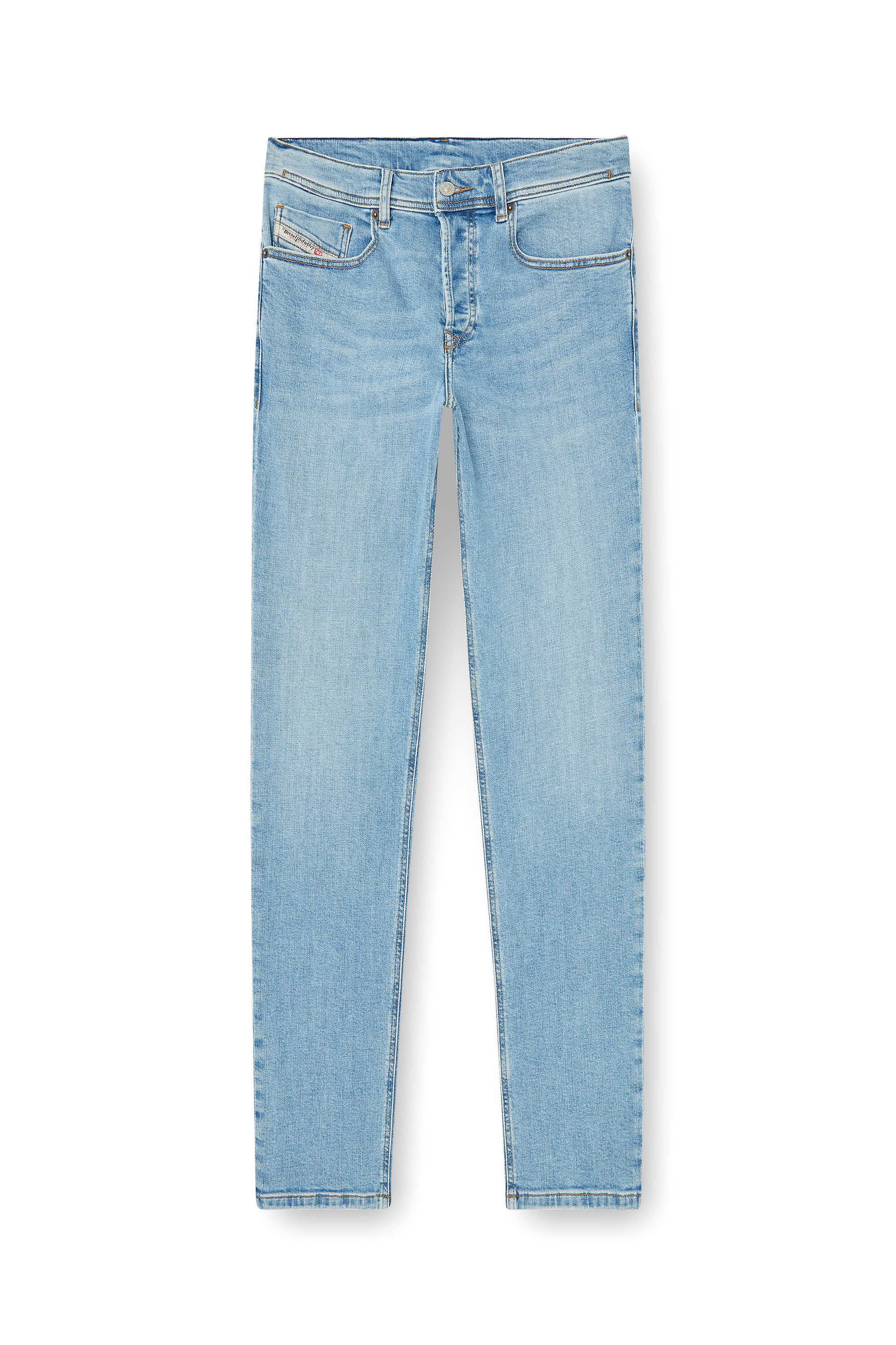 Diesel - Regular Jeans 2023 D-Finitive 0HDBJ Hombre, Azul Claro - 3