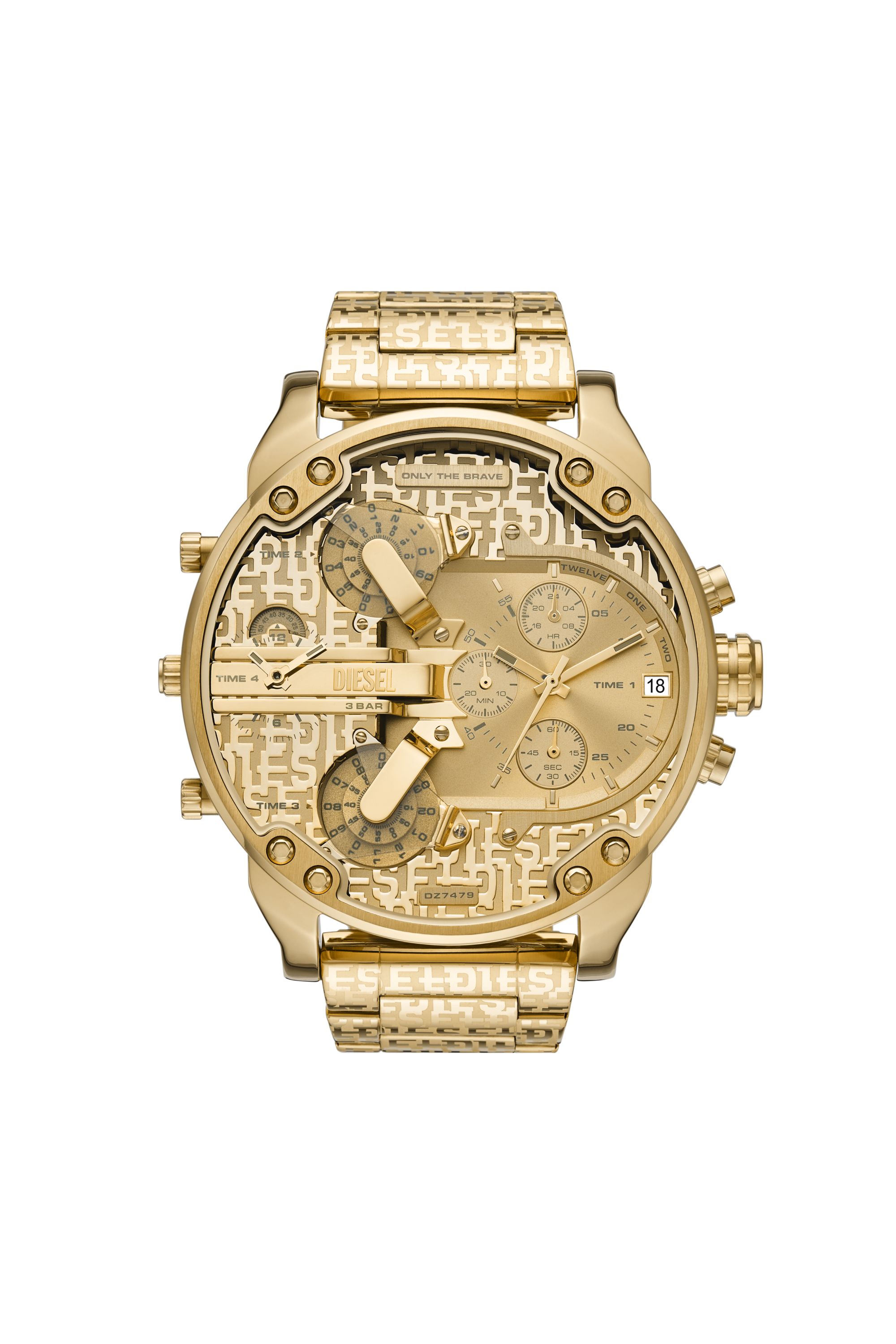 Men's Mr. Daddy 2.0 Stainless Steel Watch | Gold | Diesel