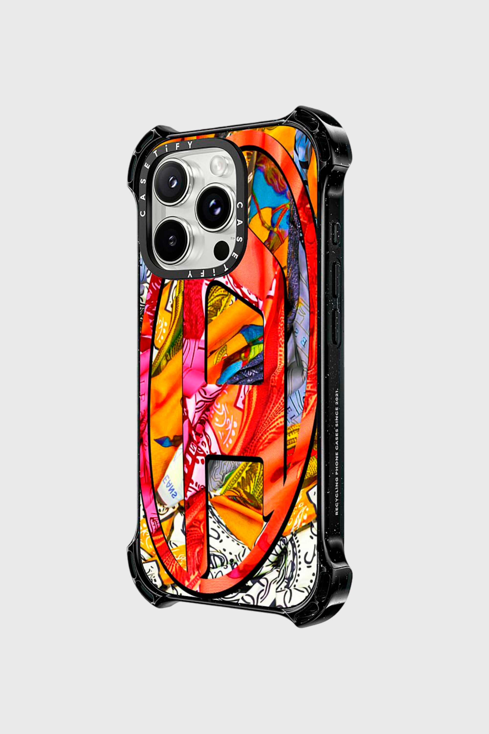 Diesel - 60314 CASETIFY MOULDED CASE, Unisex's Bandana Case iPhone 16 Pro in Multicolor - 2