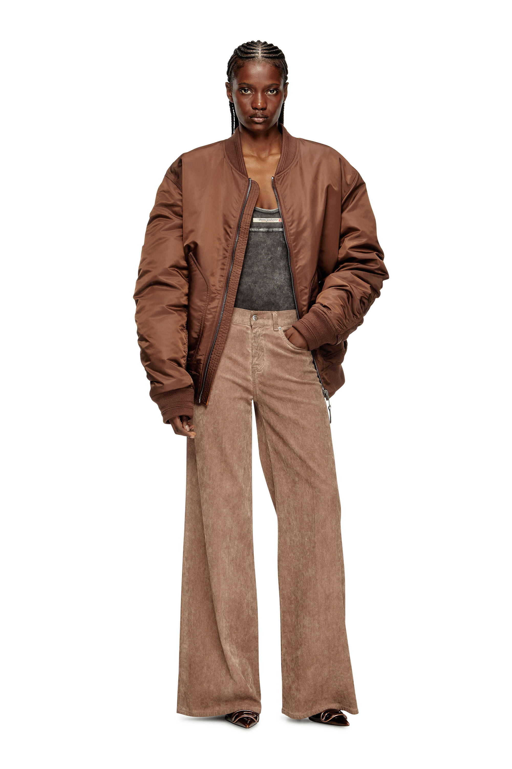 Diesel - Flare Jeans 1978 D-Akemi 068SD Femme, Rose - Image 2