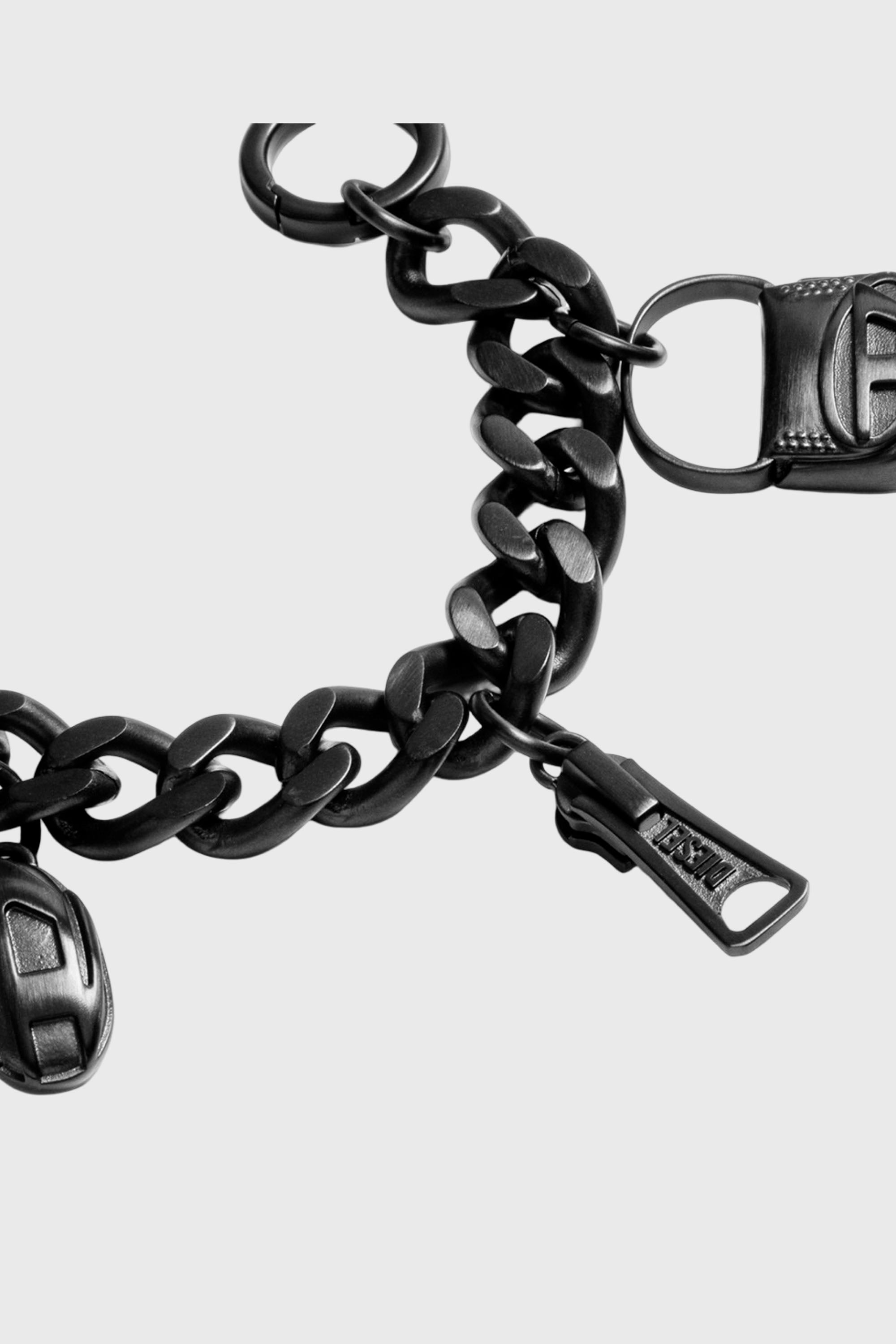 Diesel - 60375 CASETIFY  CHARMS CHAIN, Pendentif &Eacute;pais Gun Metal Mixte in Noir - 2