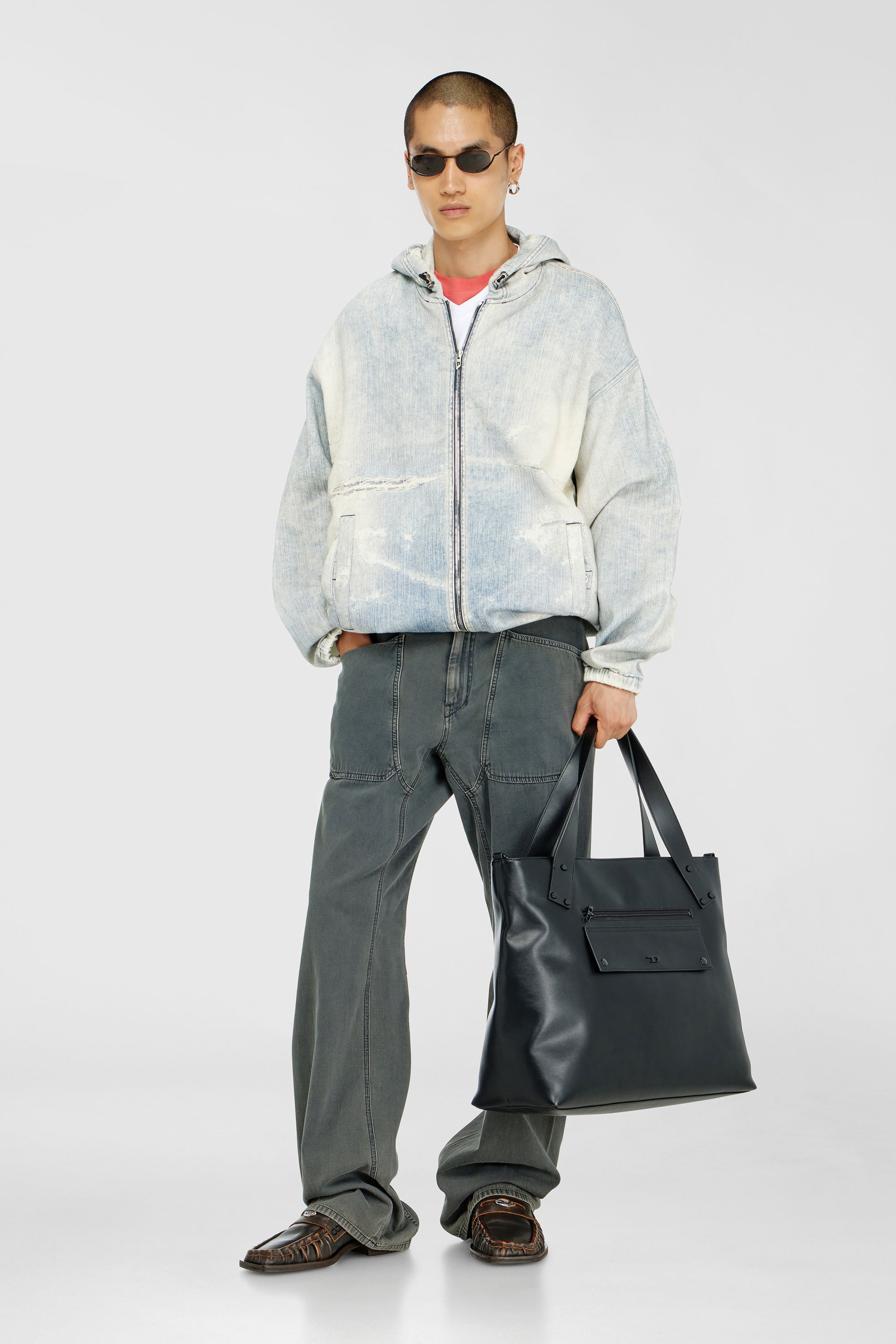 Diesel - Relaxed Jeans D-Zeta 068WR Hombre, Gris - 2