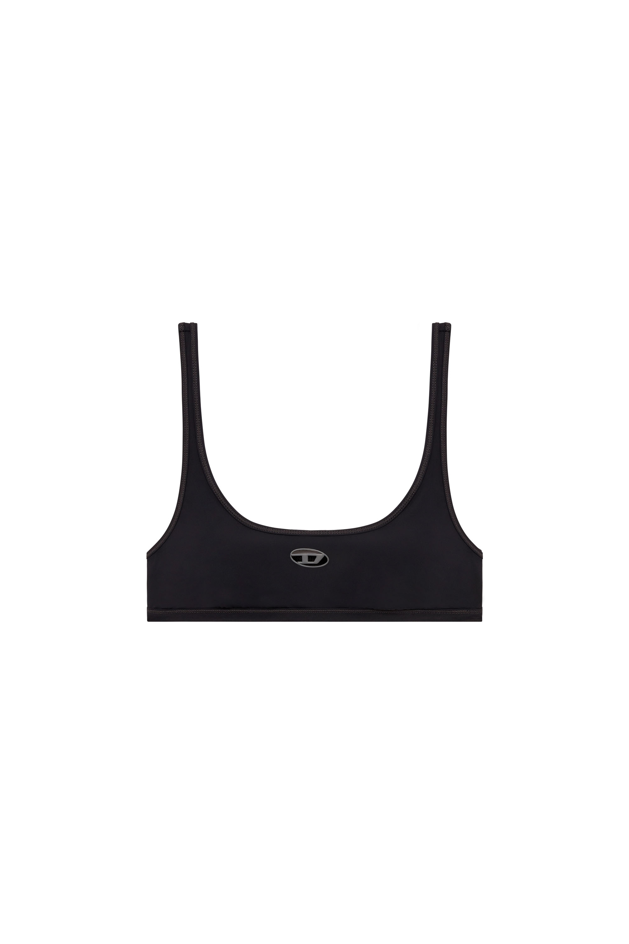 Diesel - CHELSEA-UTLT, Female's Sports bra with cut-out logo in Black - 3