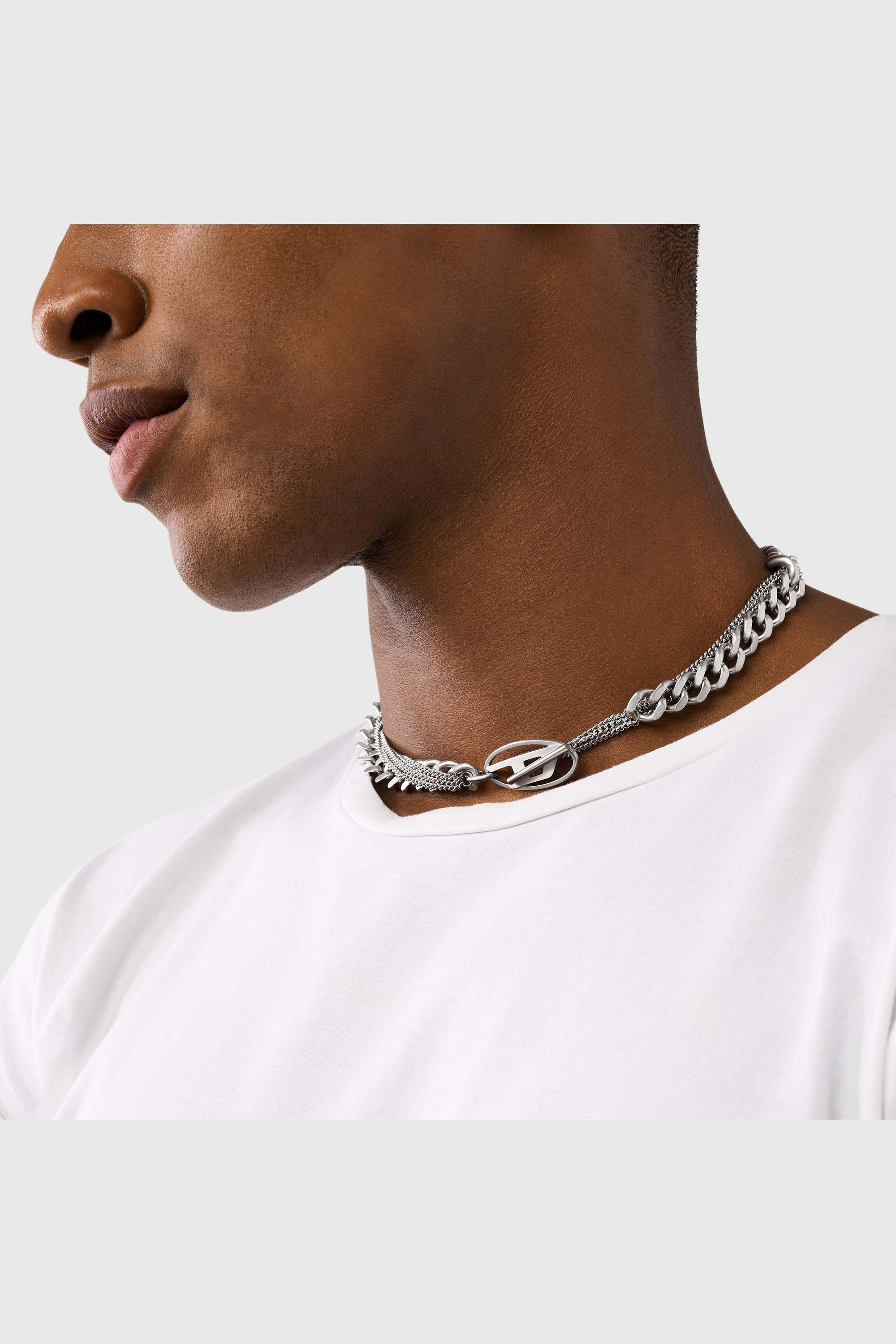 Women's Stainless Steel Chain Necklace | Silver | Diesel {{Country}}