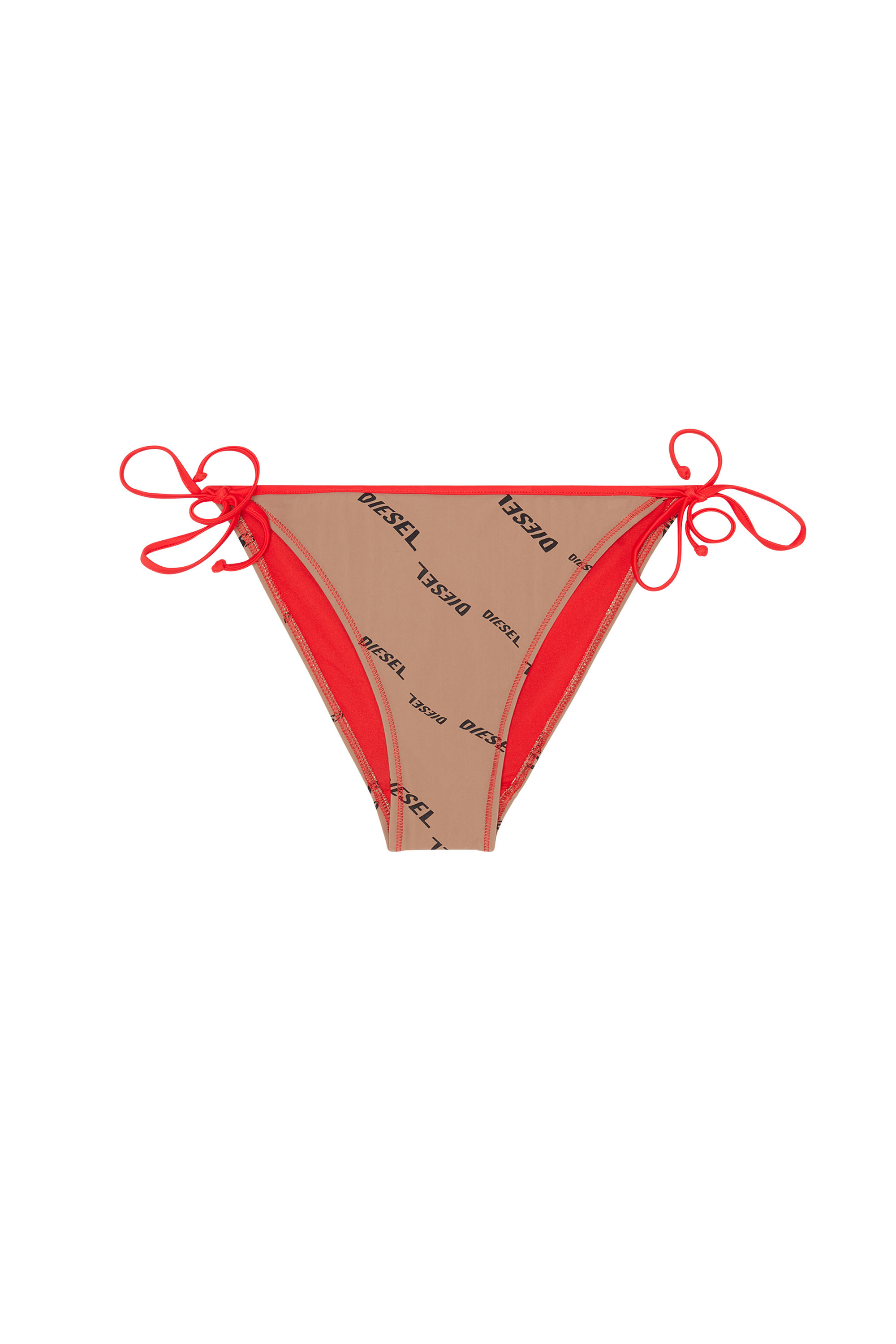 Braguitas de bikini nude con estampado del logotipo