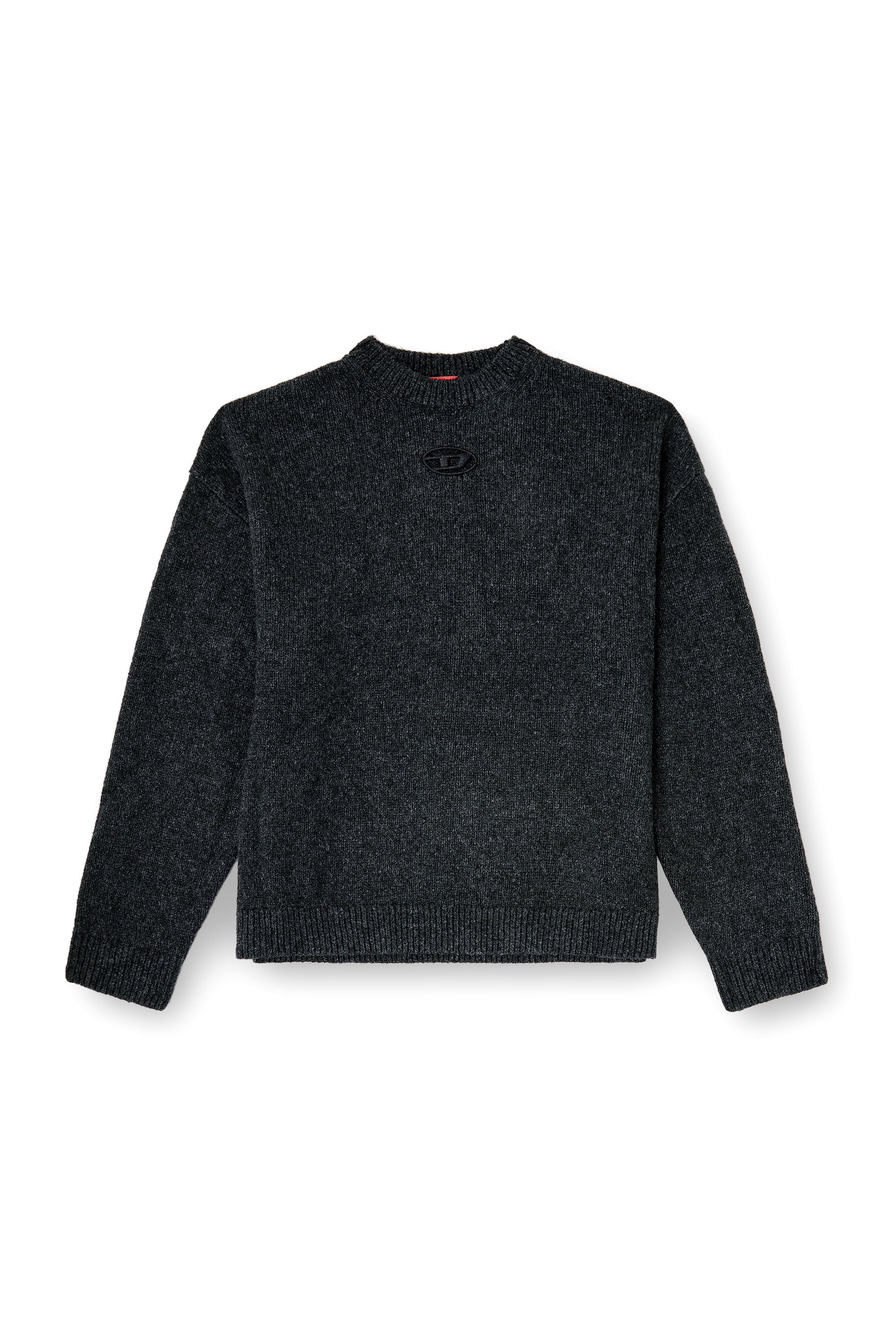 Diesel - K-AREESO, Man's Jumper in wool and alpaca blend in Black - 2