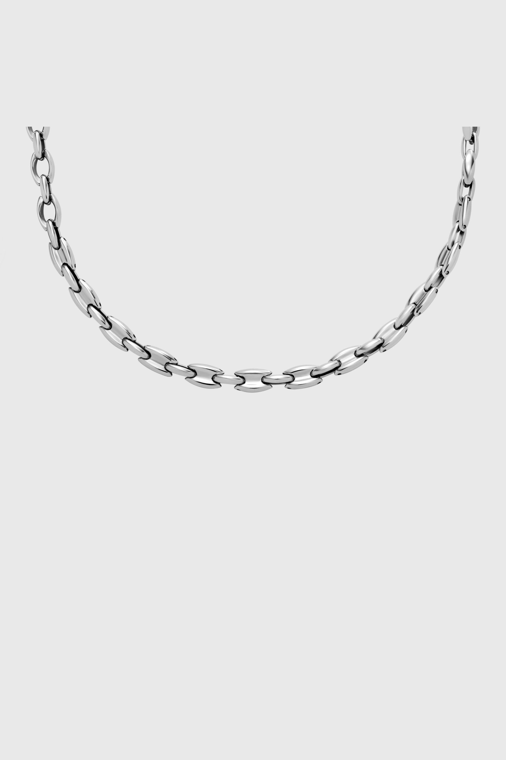 Diesel - DX1582040 JEWEL, Collar de cadena de acero inoxidable Unisex in Plateado - 2
