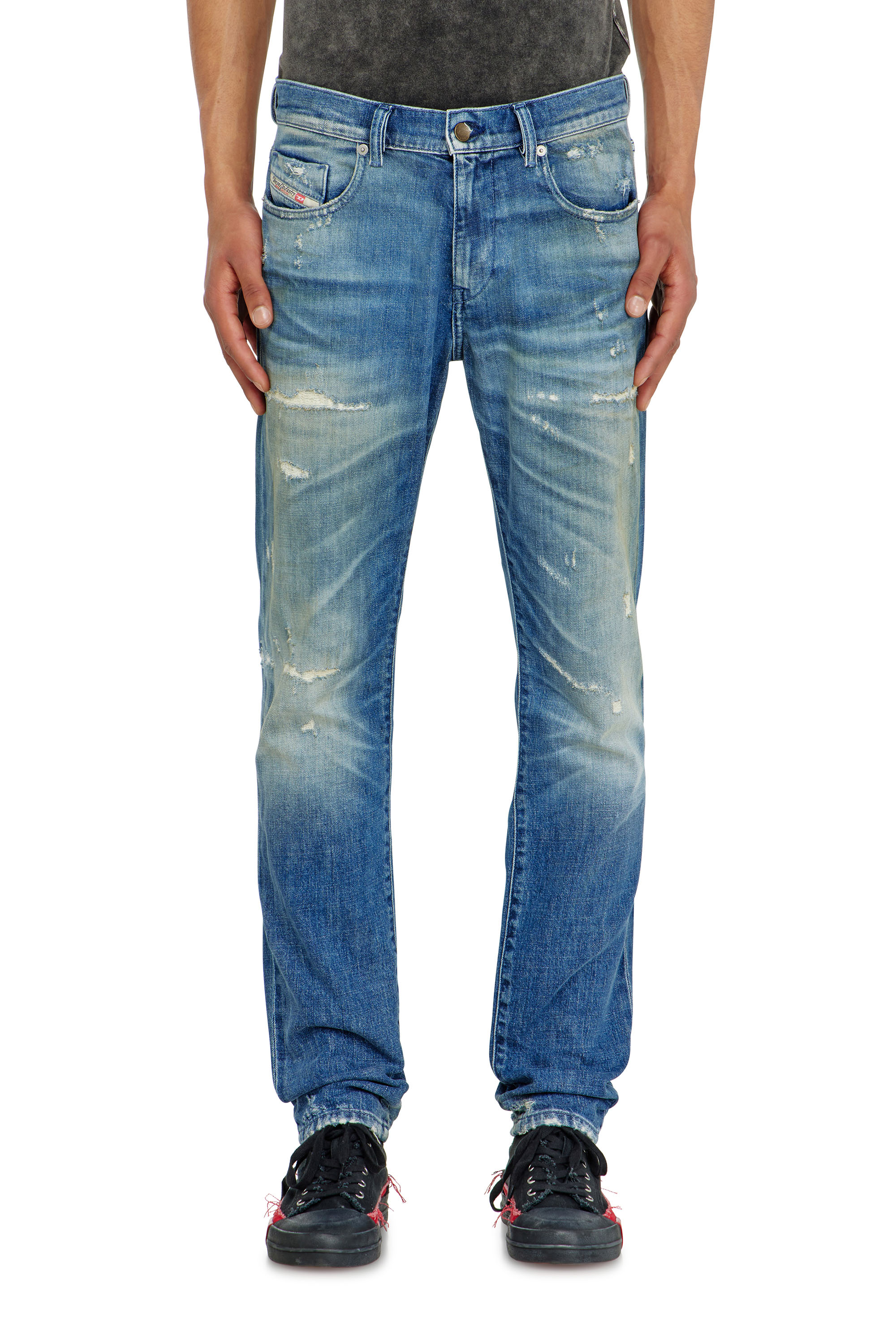 Diesel - Slim Jeans 2019 D-Strukt 007EN Hombre, Azul medio - 4