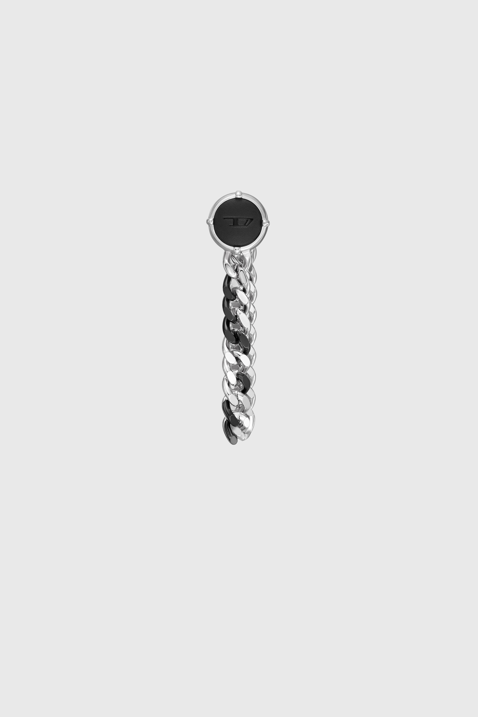Diesel - DX1500, Unisex's Stainless steel stud earring in Silver/Black - 2