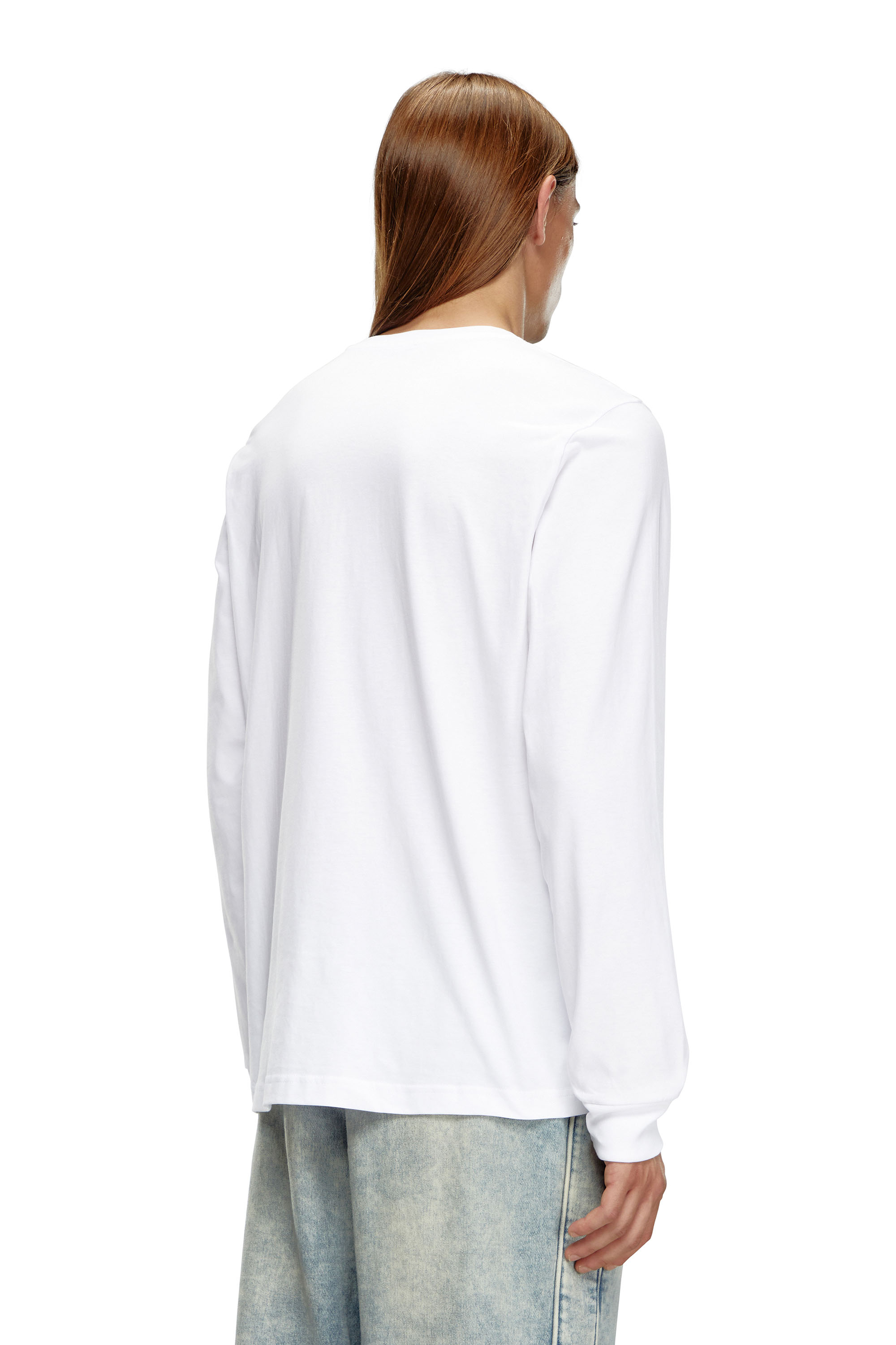 T-JUST-LS-DIV Man: Long-sleeve T-shirt with embroidery | Diesel