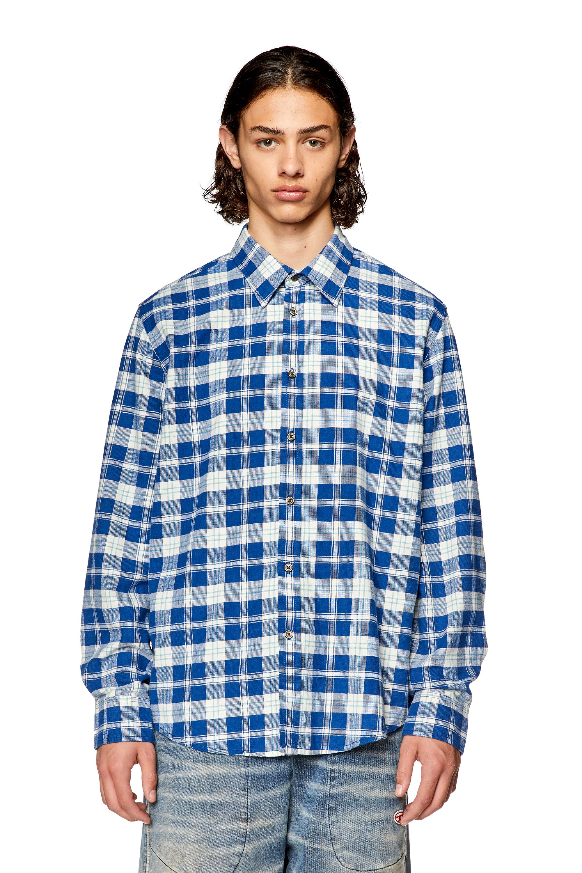 トップス Heavy Flannel Check Shirts Men's Stalwart Heavyweight Flannel Shirts,10.6oz,Relaxed Fit