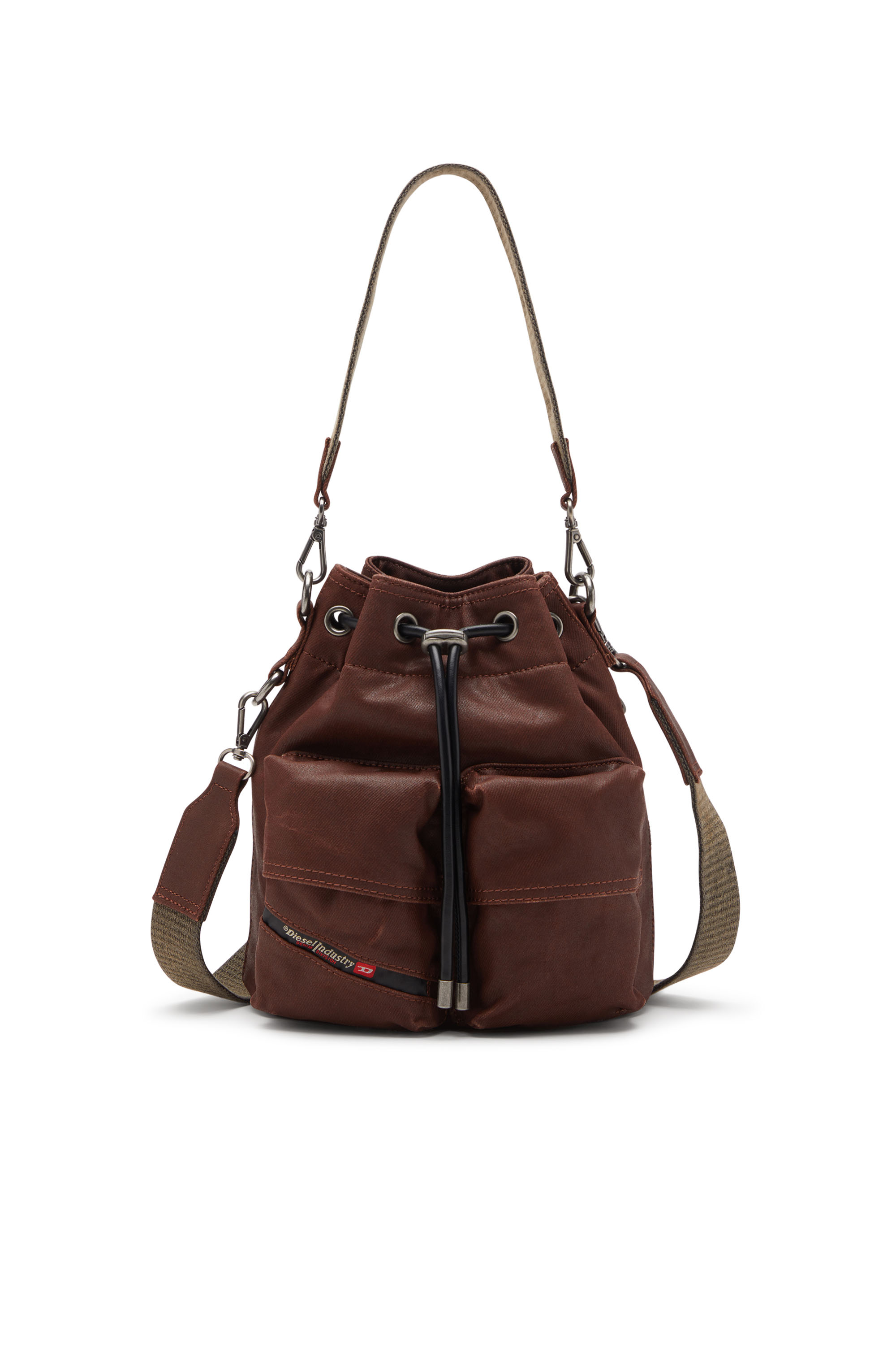 Diesel - MULTI-PKTS BUCKET X, Multi-Pkts - Sac en coton à poches multiples Mixte in Marron - 1