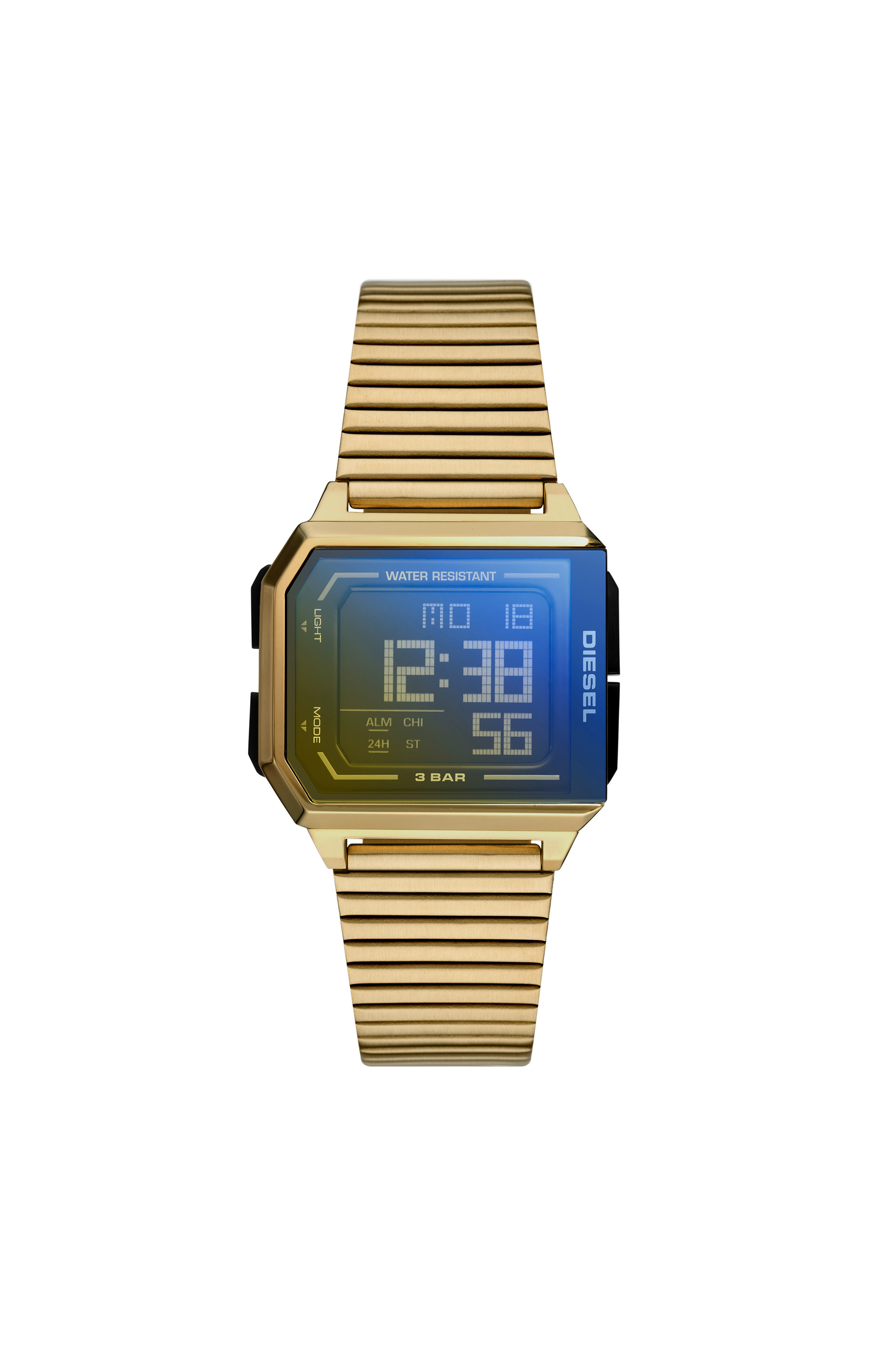 DIESEL 腕時計 DZ1969: Chopped digital gold-tone stainless steel watch | Diesel