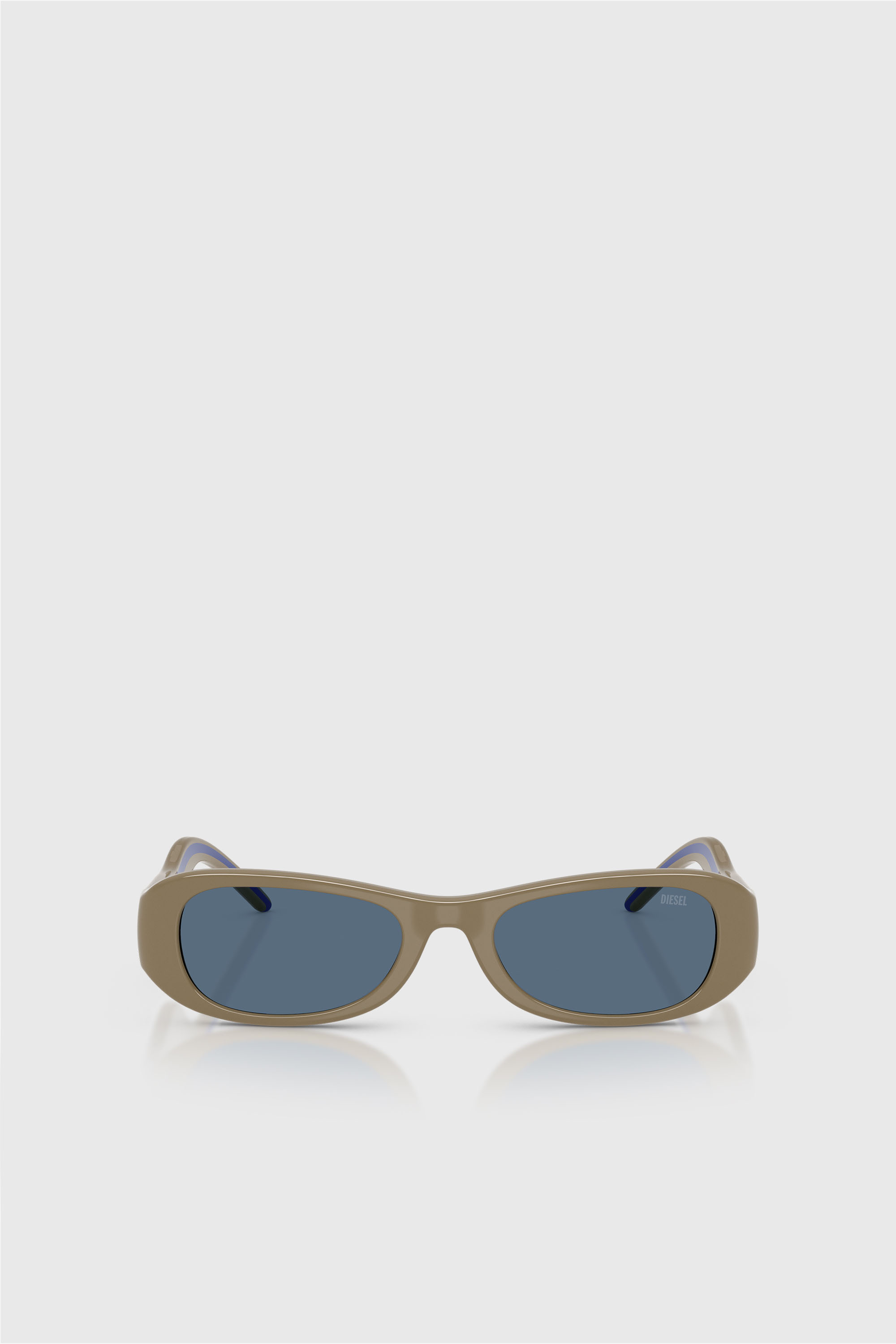 Diesel - 0DL3020U, Unisex's Pillow Sunglasses in Grey/Blue - 1