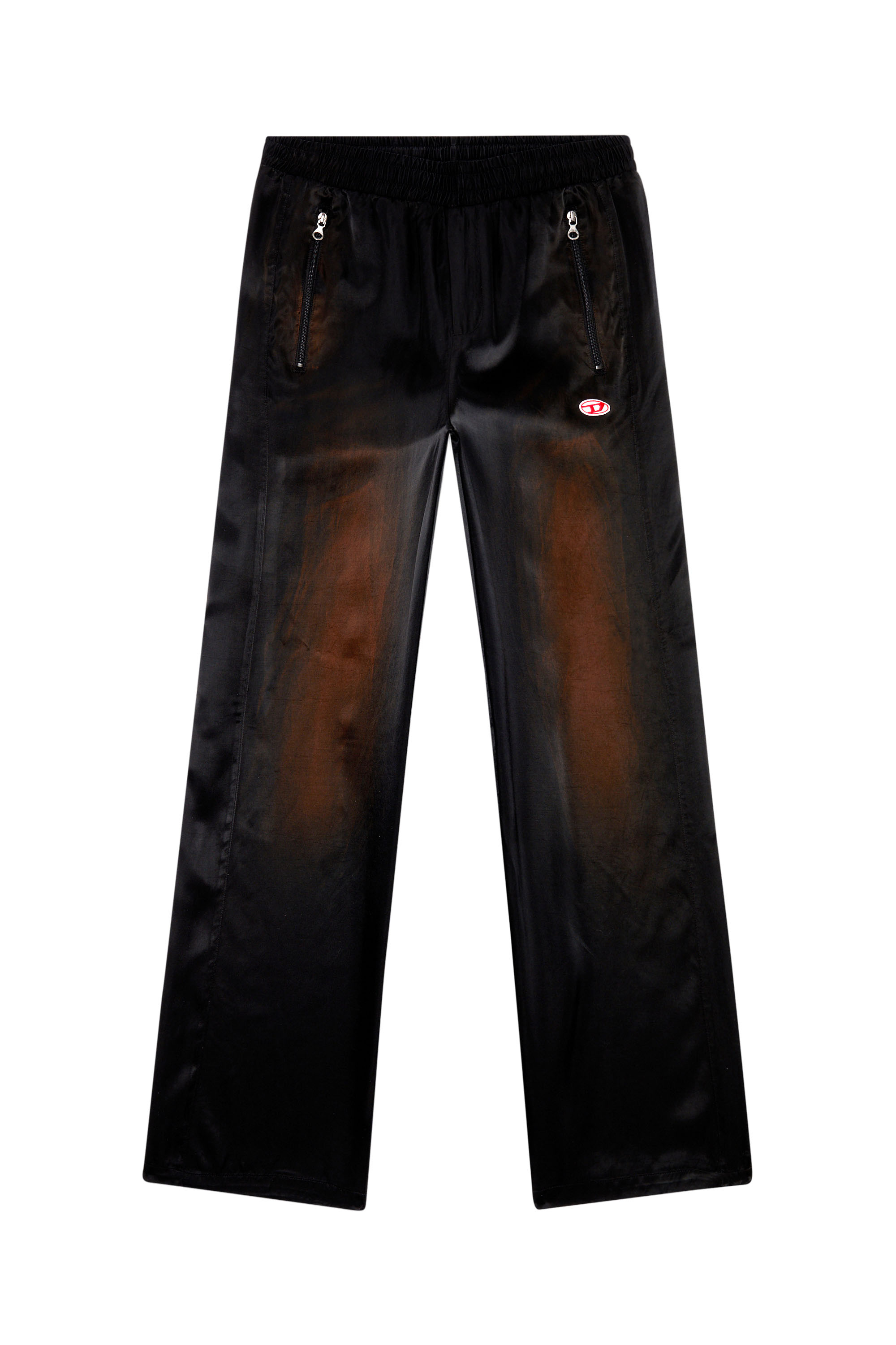 Diesel - P-SMASH, Pantalones de sat&eacute;n solarizado Hombre in Negro - 2