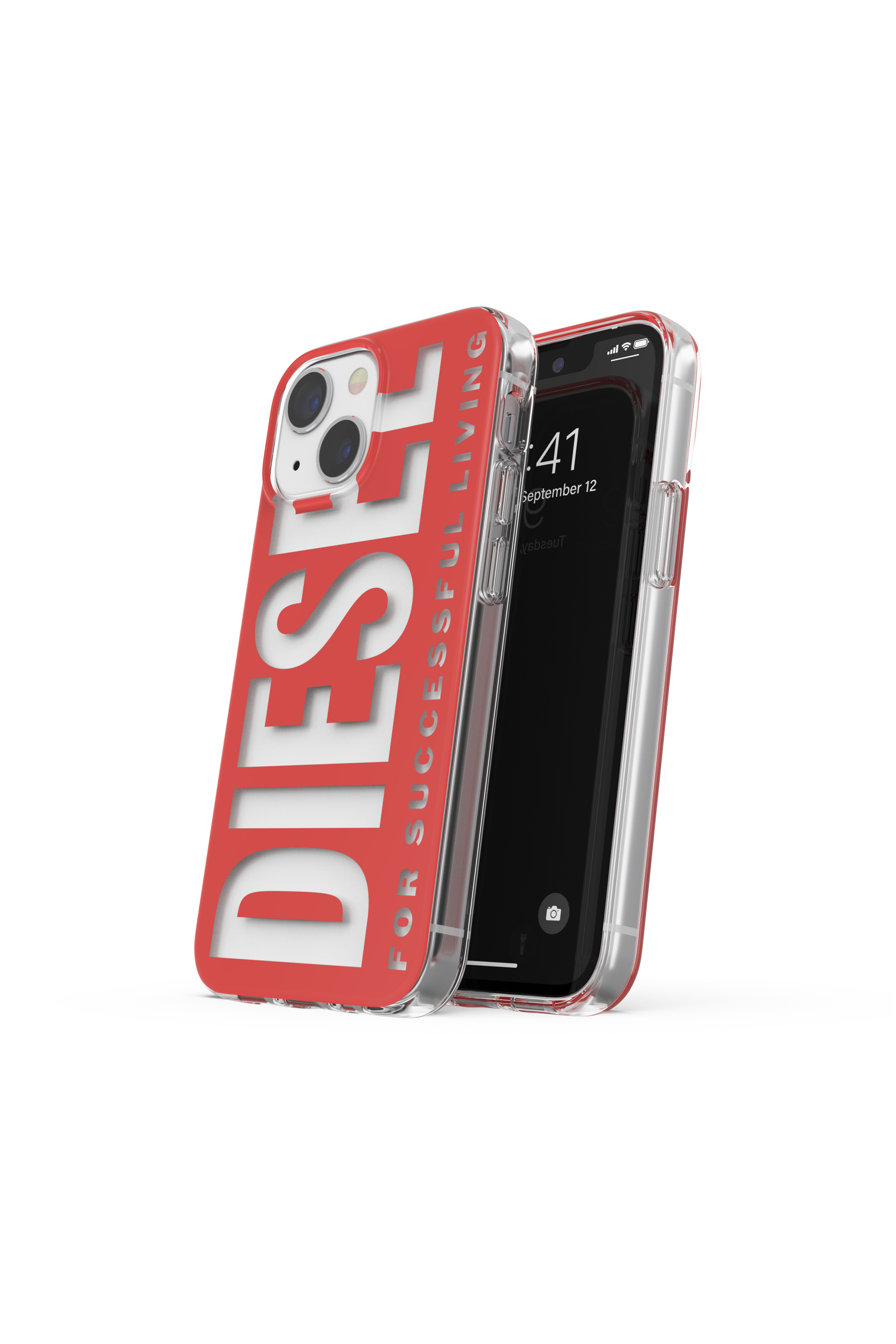 47201 STANDARDASE: Clear case for iPhone 13 Mini | Diesel
