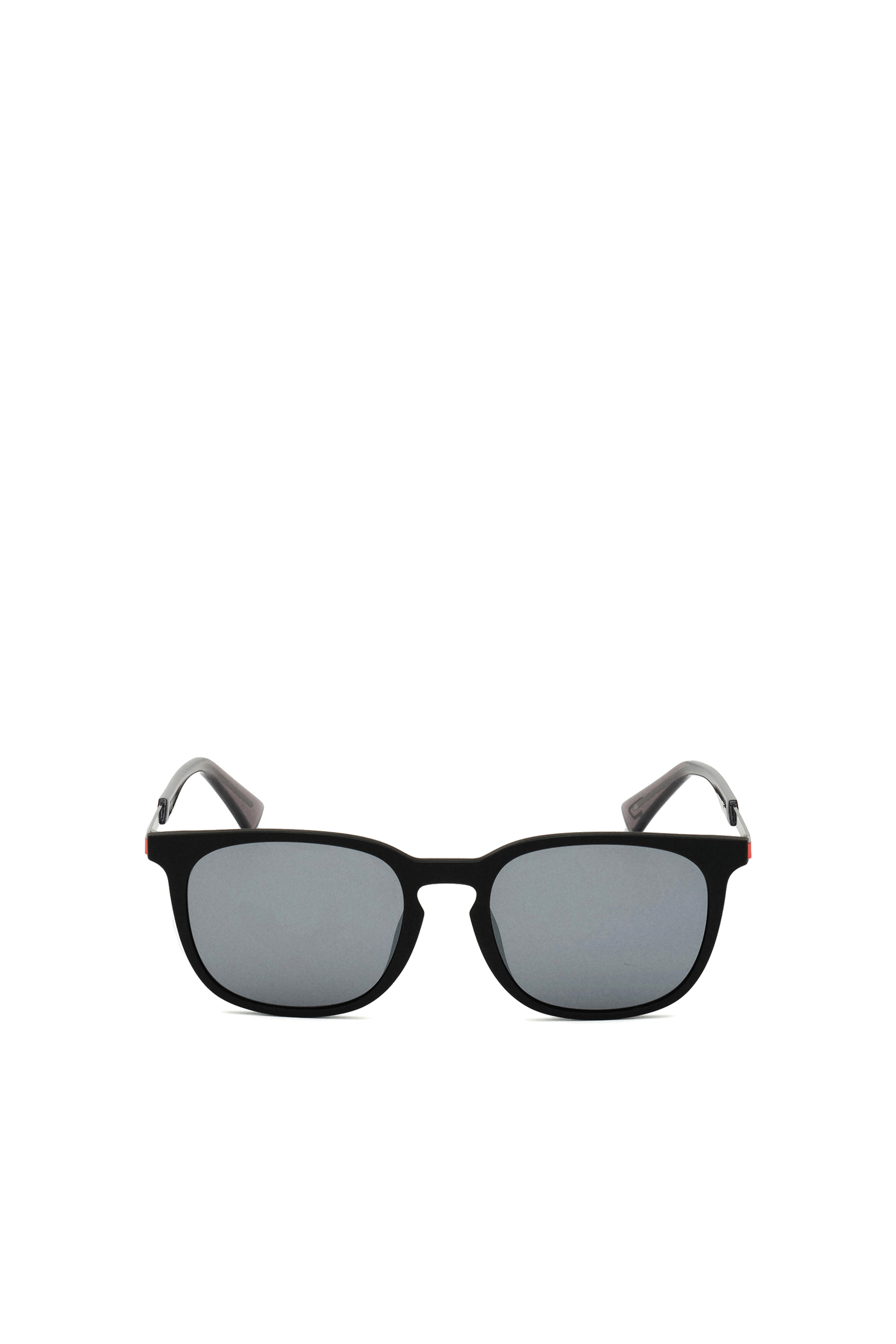 Diesel - DL0311, Unisex's Injected unisex sunglasses in Black - 1