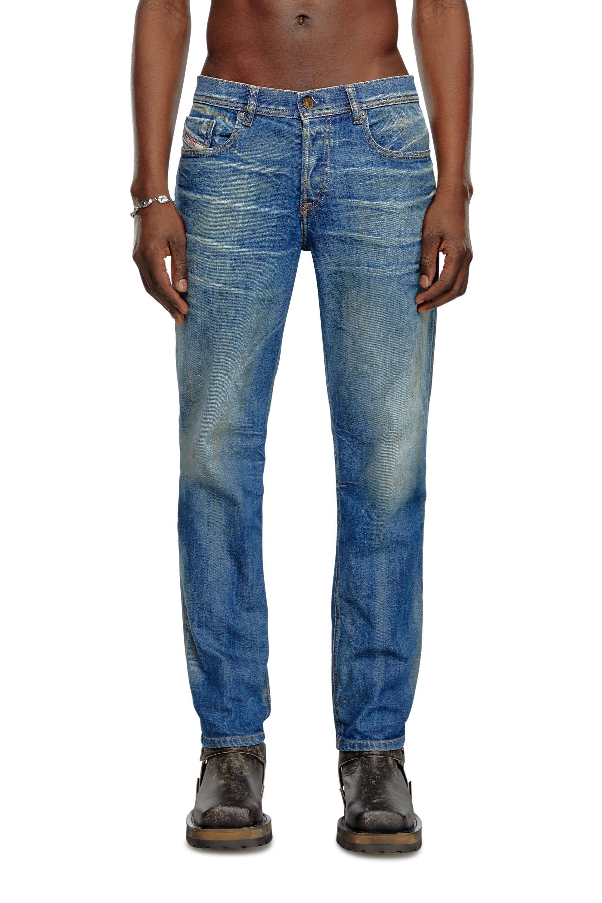 極美品　DIESEL ディーゼル　D-UM-RIB-NE 2023AW 2023 D-Finitive Tapered Jeans | Medium Blue | Diesel