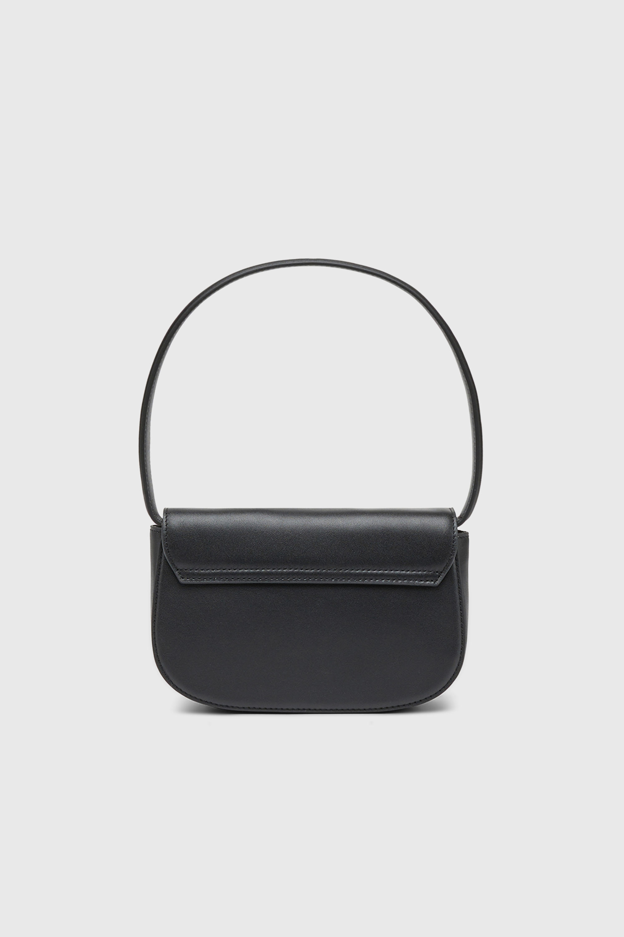 Diesel - 1DR, 1DR-Bolso ic&oacute;nico de hombro de cuero napa Mujer in Negro - 3