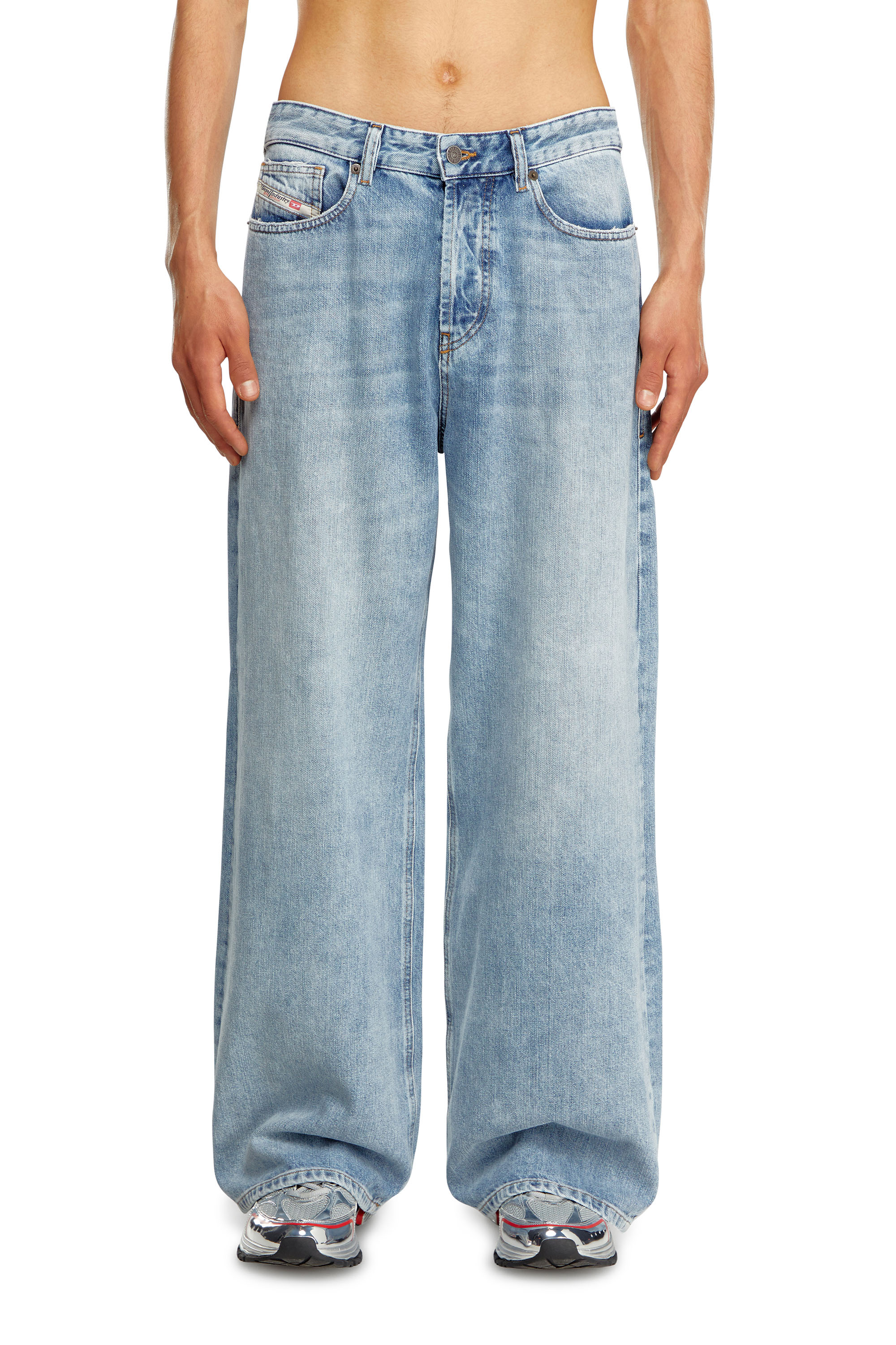 Women's Oversized Relaxed Jeans | Light blue | Diesel 1996 D-Sire