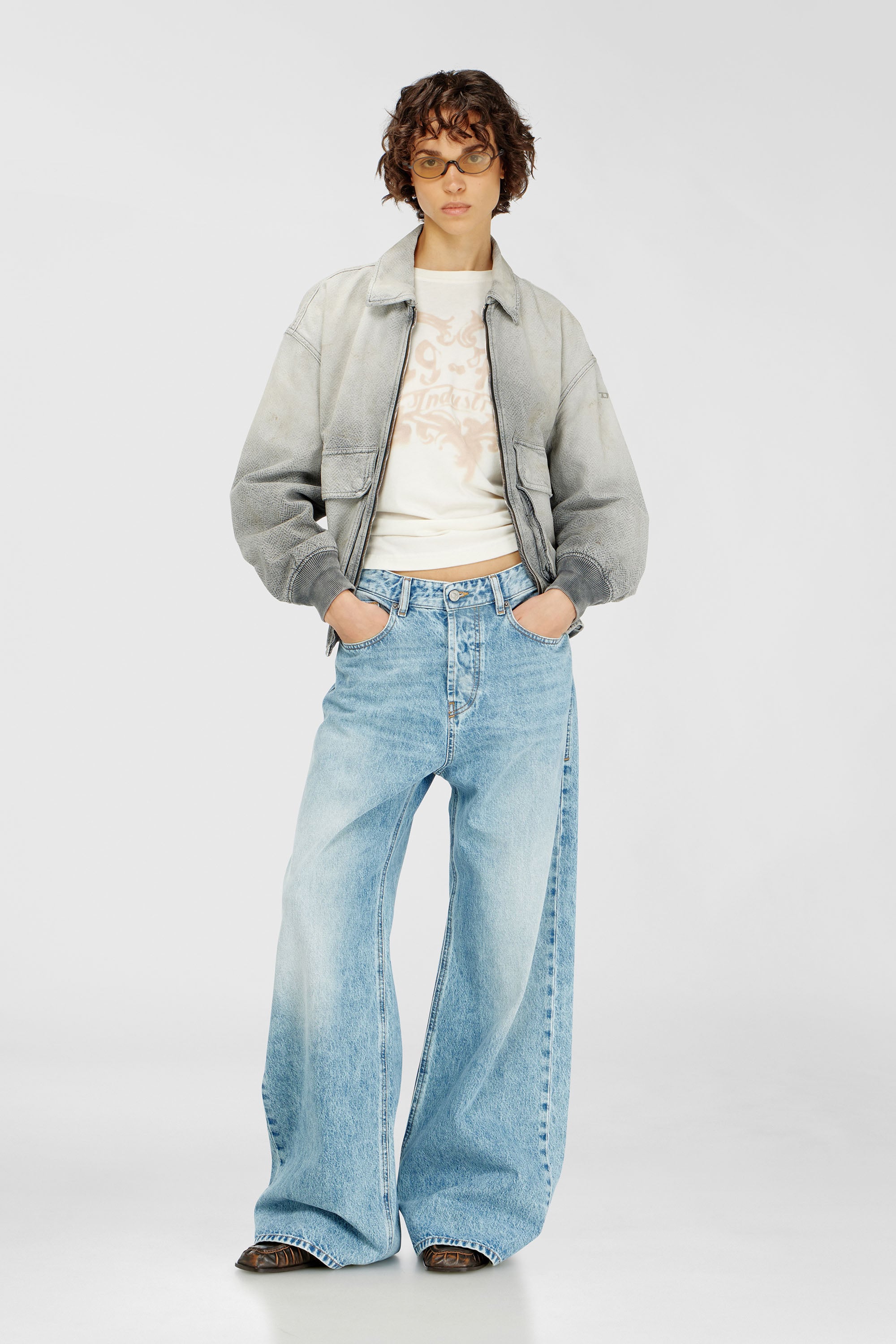 Diesel - Relaxed Jeans 1996 D-Sire 09I29 Unisex, Azul Claro - 1