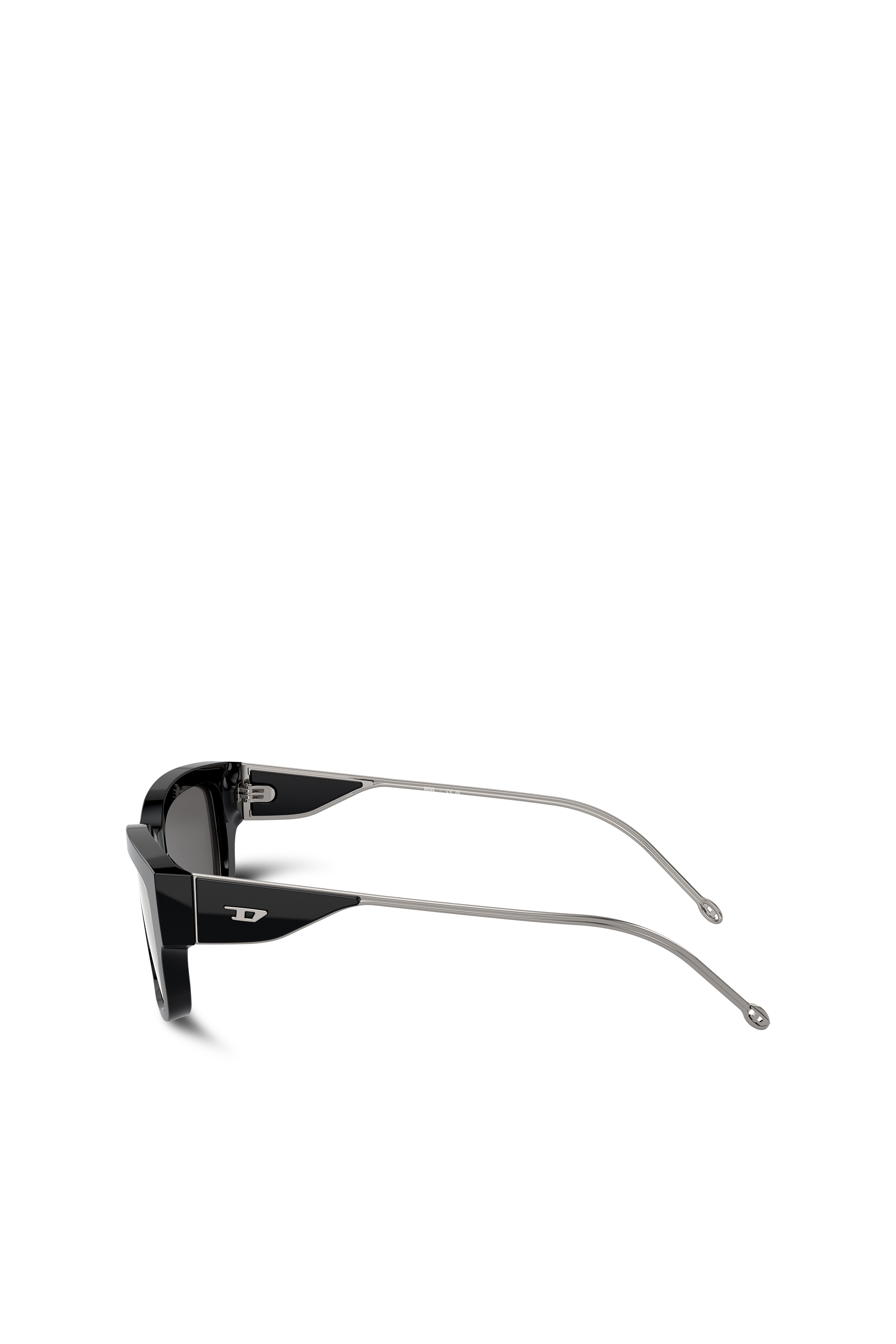 Diesel - 0DL2002 SIZE 56, Lunettes de soleil rectangulaires Mixte in Noir - 2