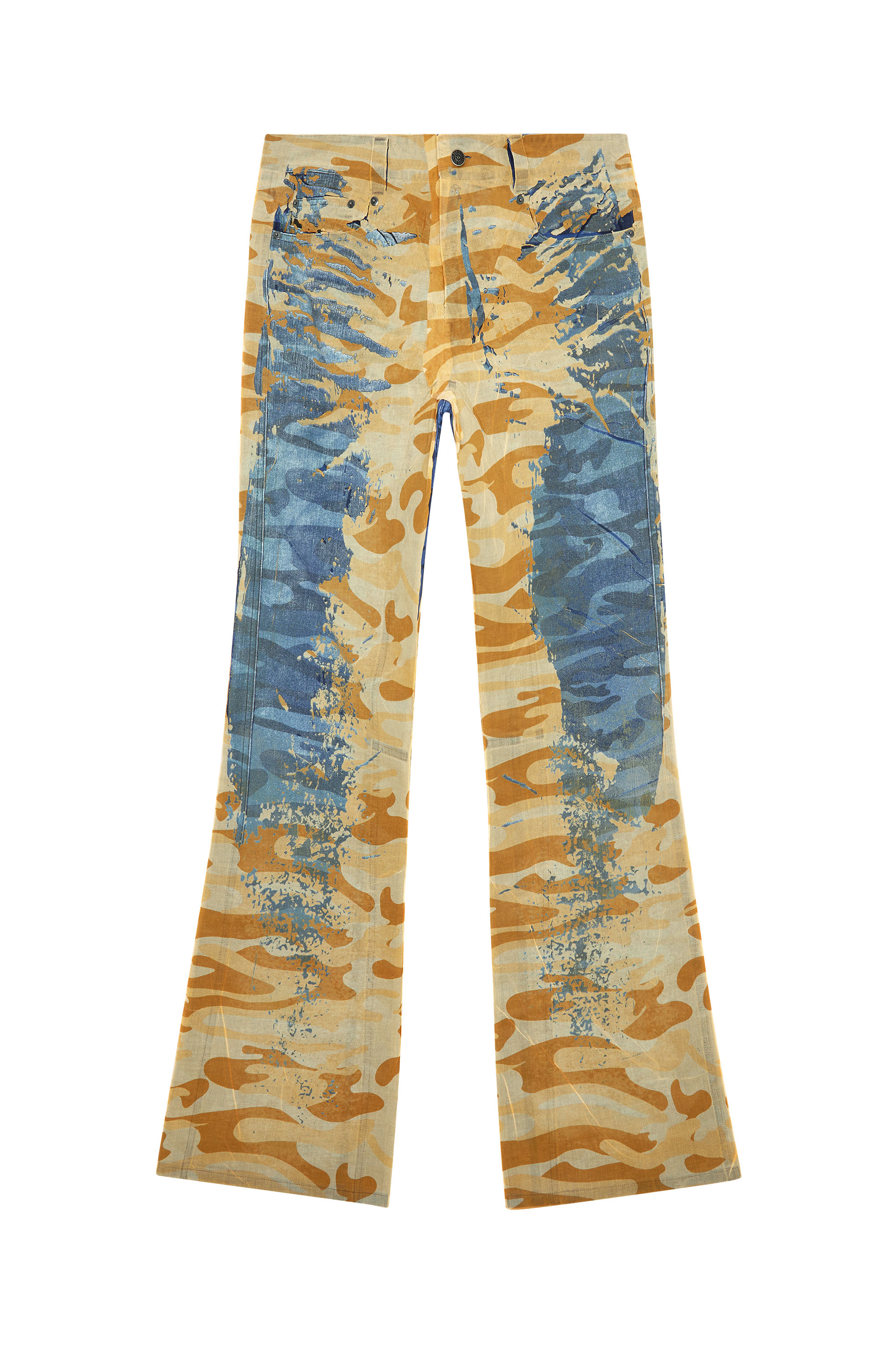Diesel - P-FRO-DEV, Pantalones de camuflaje con muselina despegada Hombre in Multicolor - 2