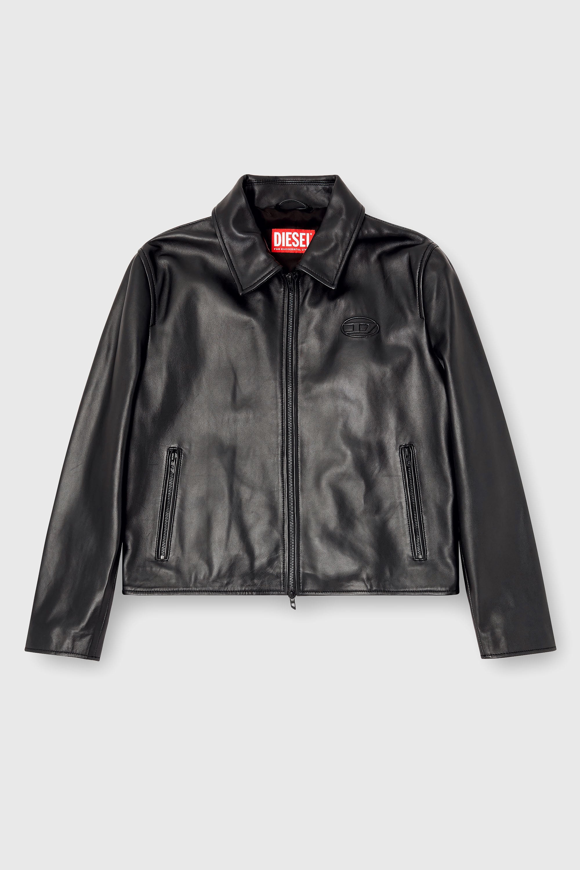 Diesel - L-AMAR-FEM-S2, Chaqueta Coach de cuero Mujer in Negro - 2