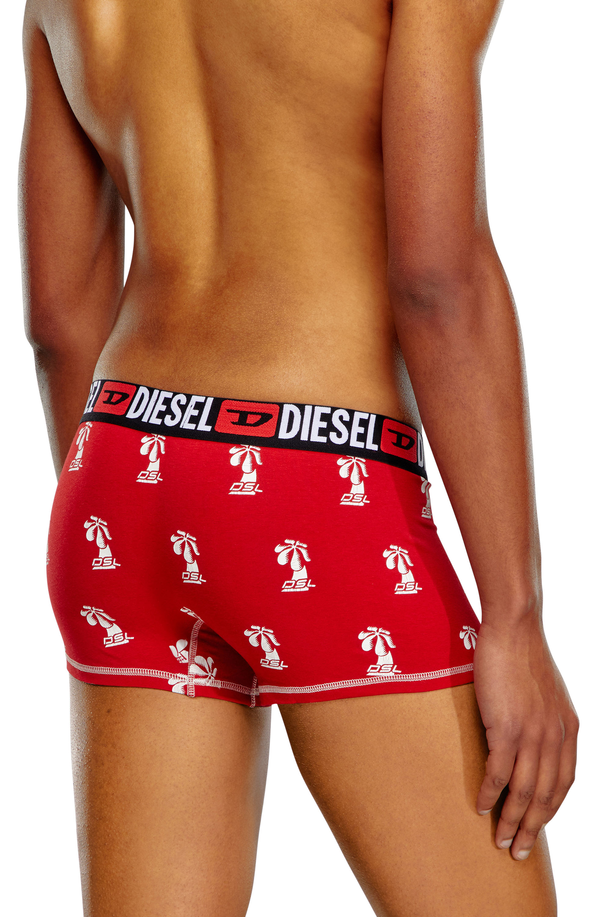 Diesel - UMBX-DAMIEN, B&oacute;xers ajustados estampados Hombre in Rojo - 3