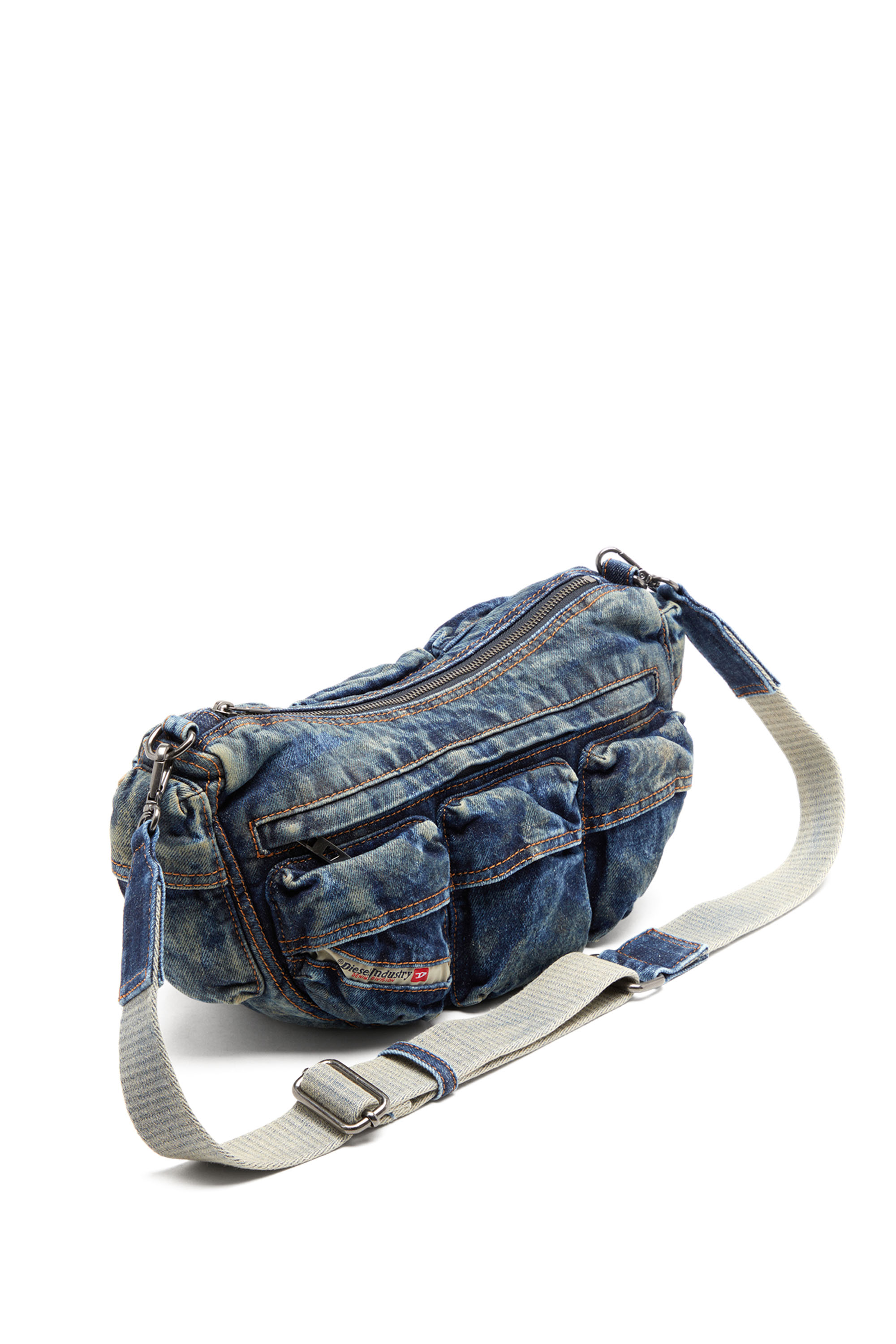 Travel 3000 Shoulder Bag X - Multipocket slouchy bag in Denim