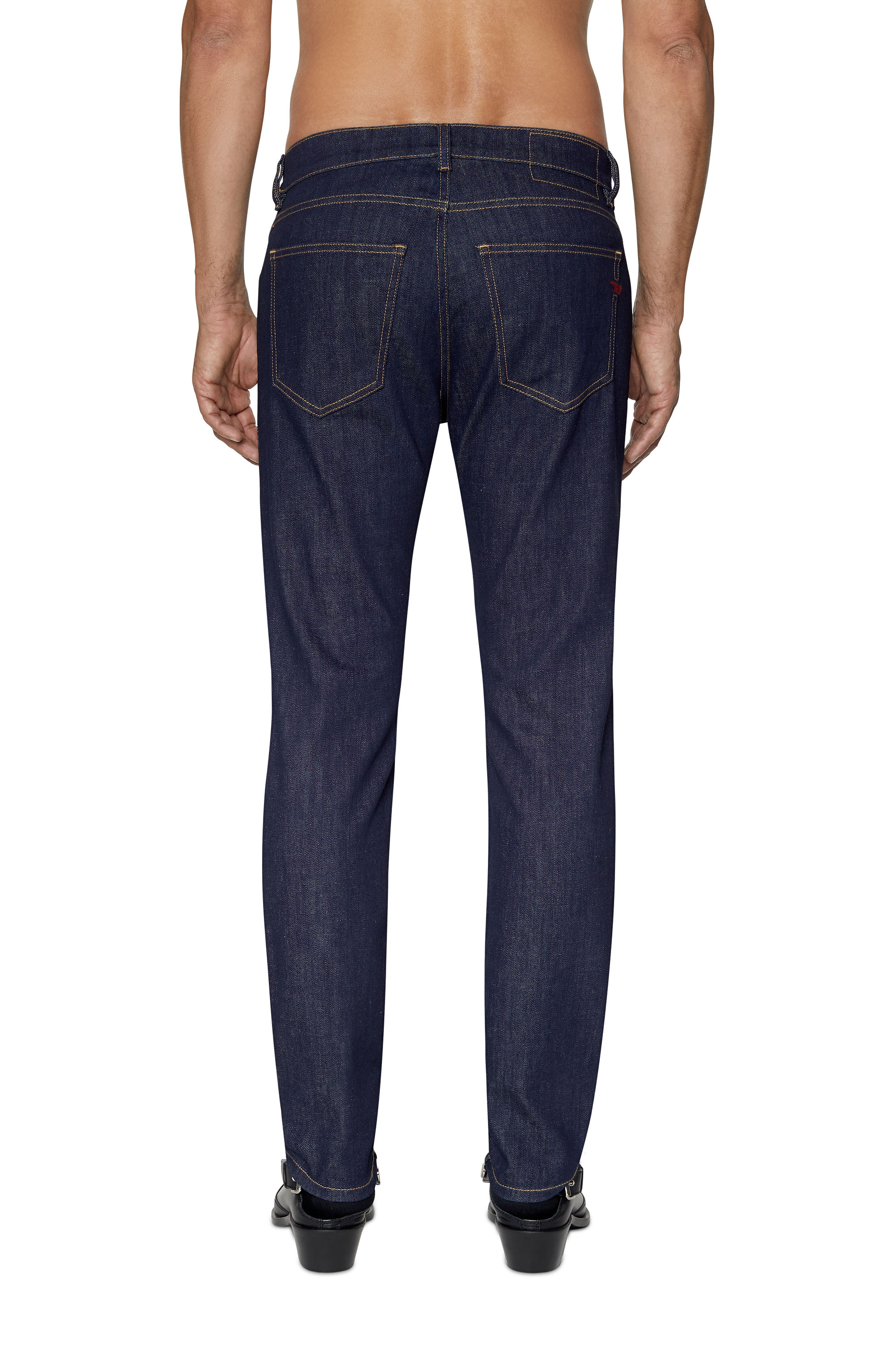 Diesel - Man's Slim Jeans 2019 D-Strukt Z9B89, Dark Blue - 4