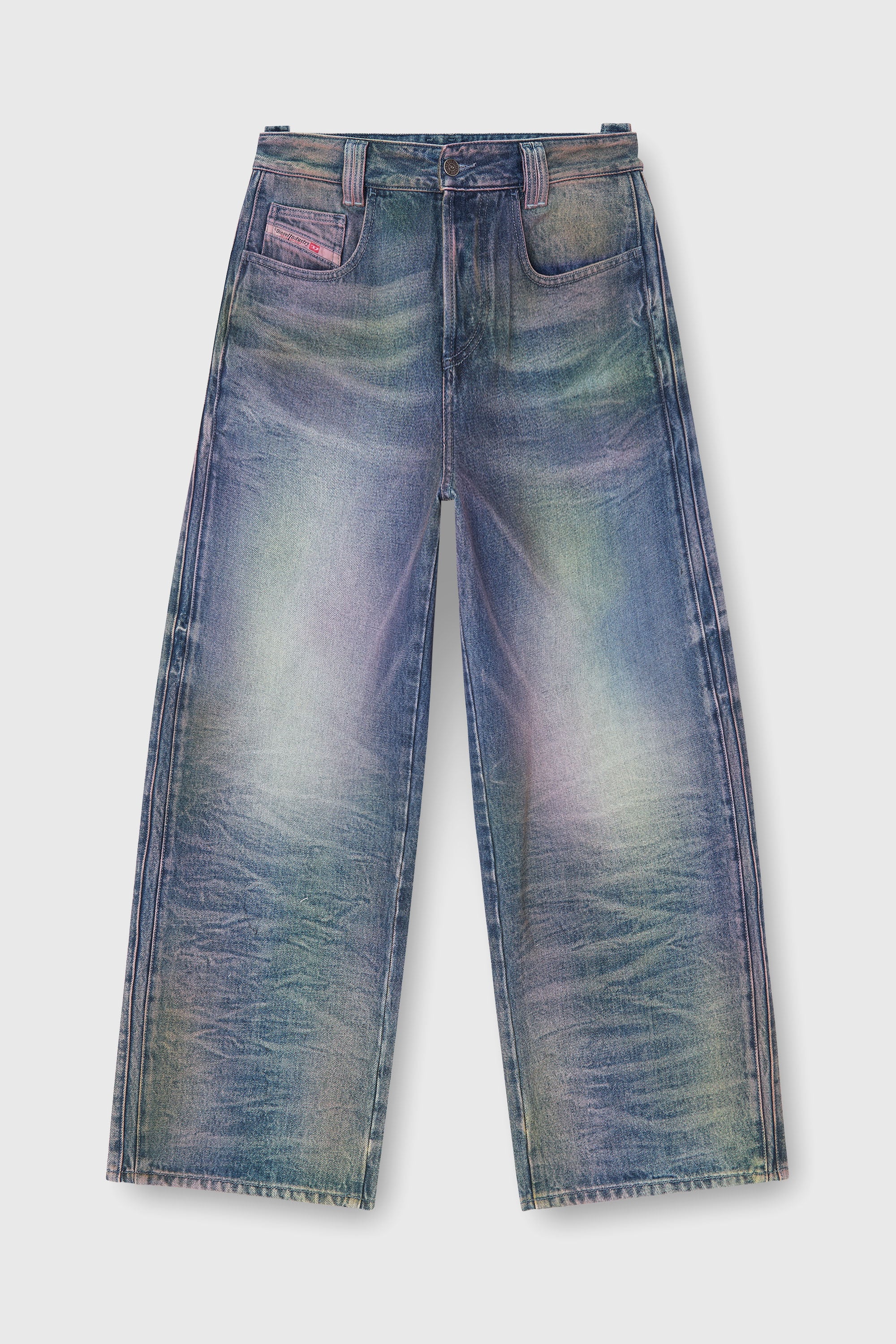 Diesel - Relaxed Jeans 1982 D-Hakou 007FW Unisex, Azul medio - 8