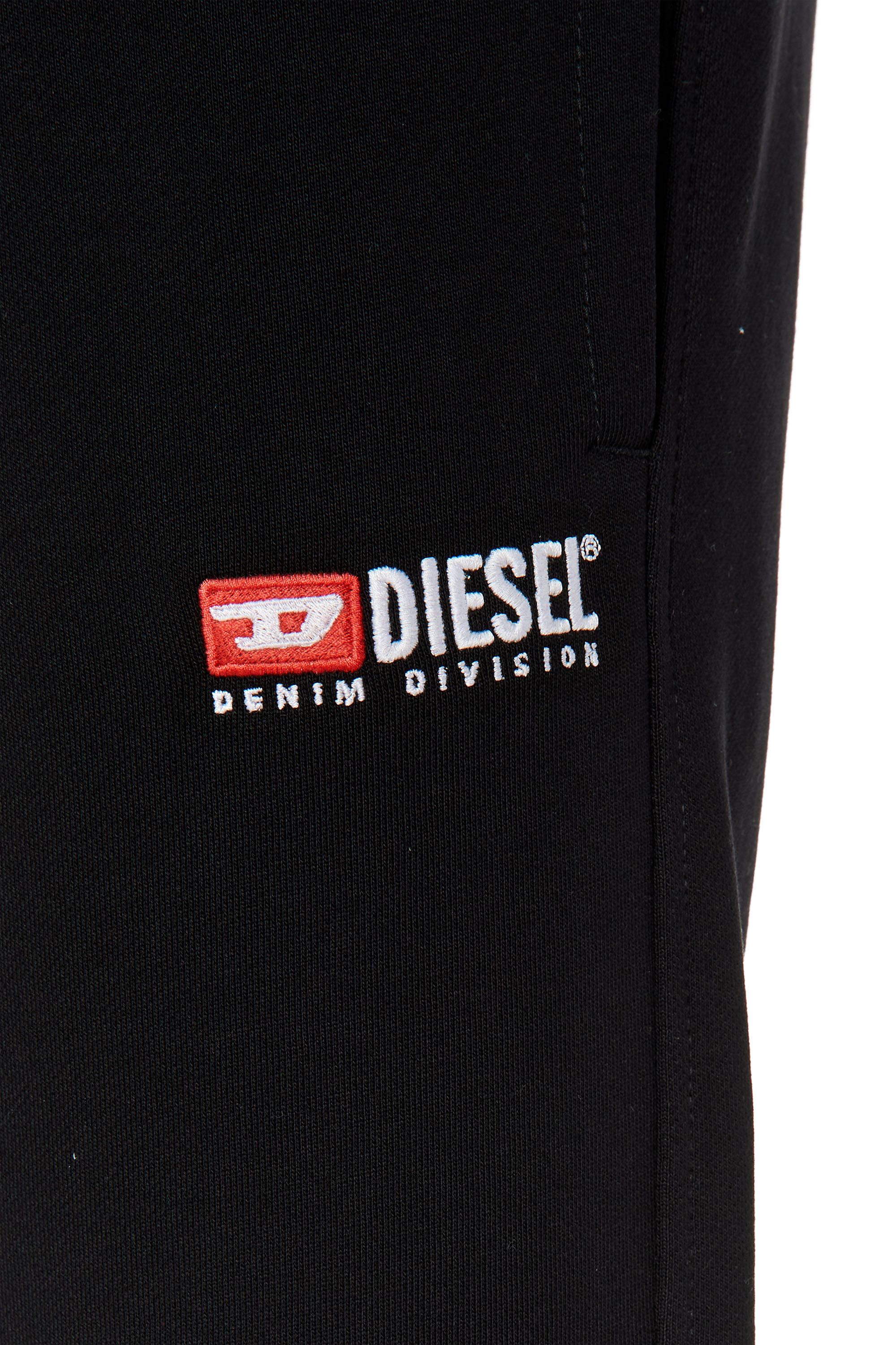 Diesel - P-TARY-DIV, Man's Track pants with embroidered logo in Black - 4