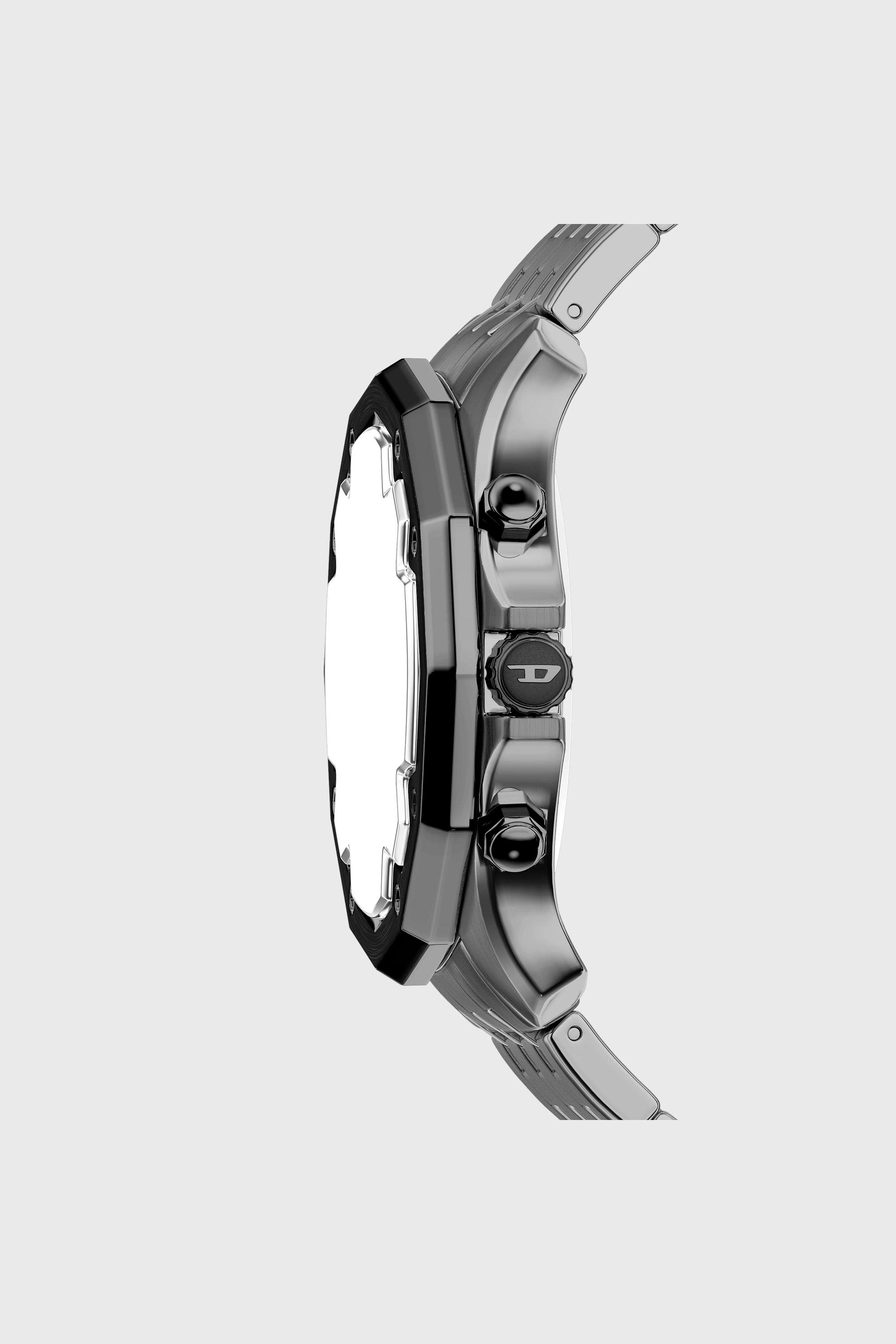 Diesel - DZ4715 WATCH, Man's Stinger gunmetal stainless steel watch in Dark grey - 3