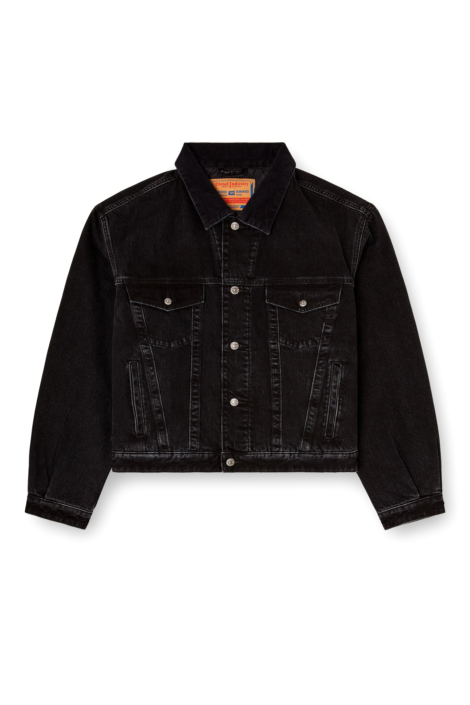 Diesel - D-RANGER-T, Cazadora trucker acolchada en denim Unisex in ToBeDefined - 3