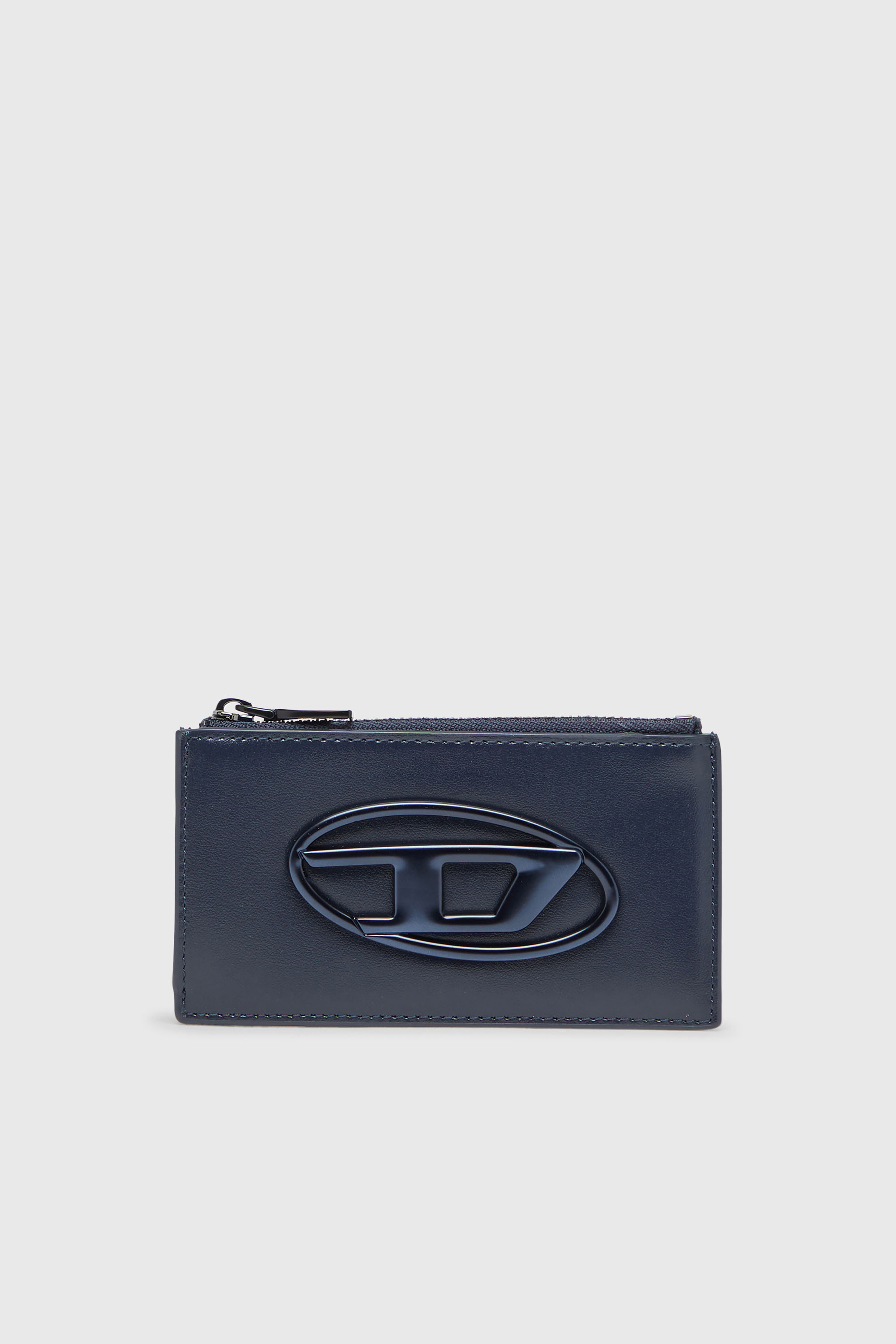 Diesel - HOLI-D CARD HOLDER III, Porte-cartes en cuir Homme in Bleu - 1