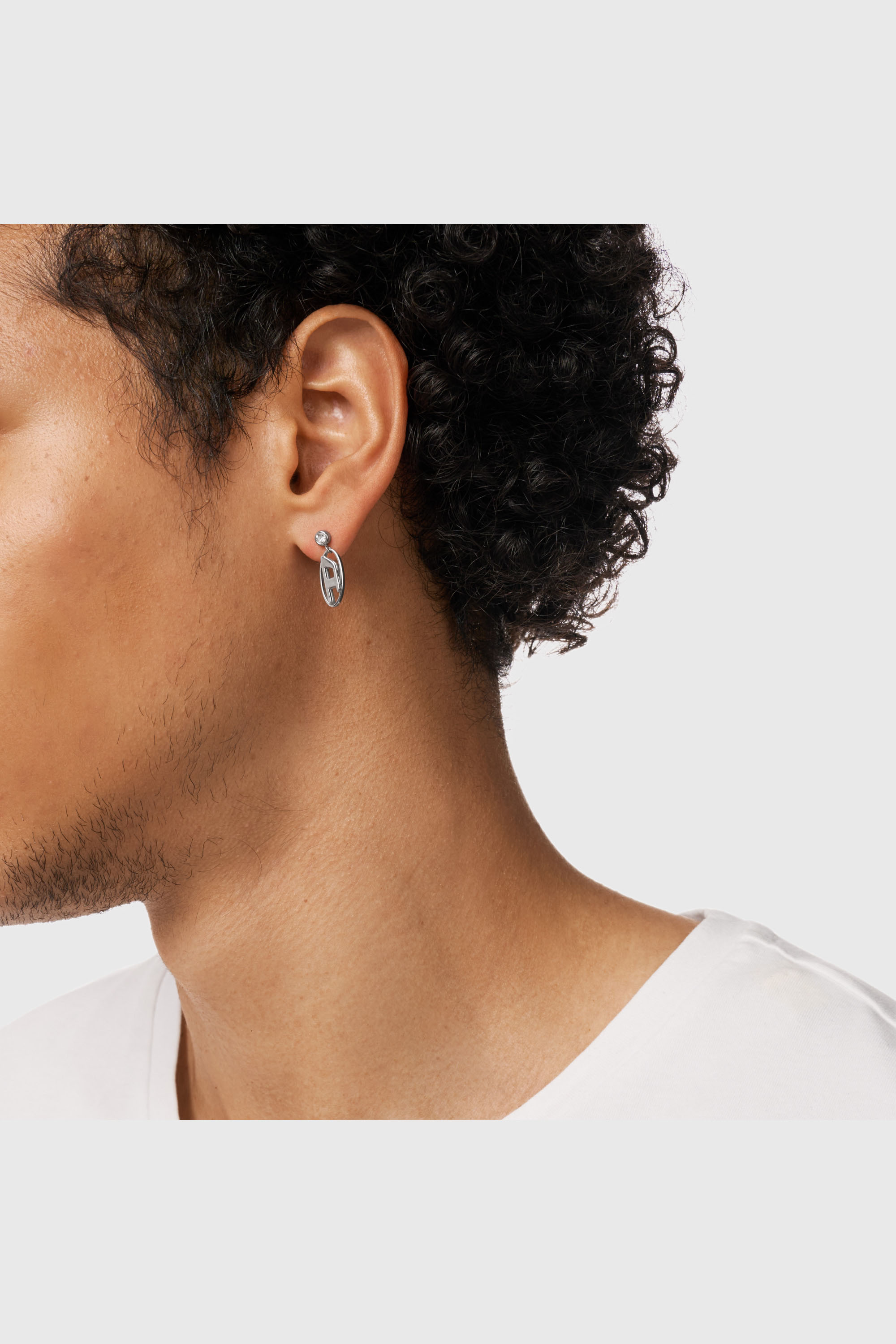 Women's Stainless steel drop earring | Silver | Diesel {{Country}}