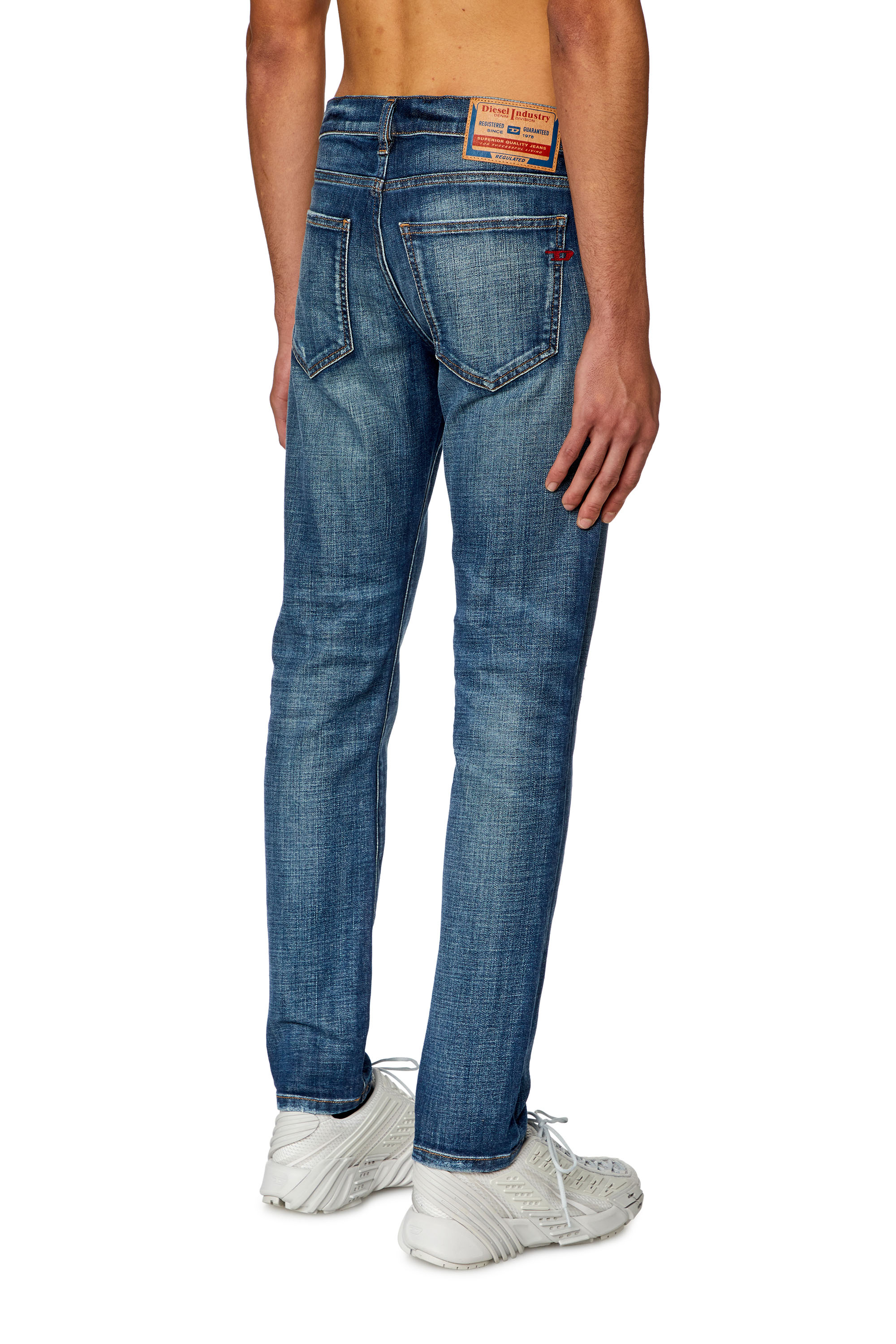 Diesel - Male's Slim Jeans 2019 D-Strukt 0DQAA, Dark Blue - 2