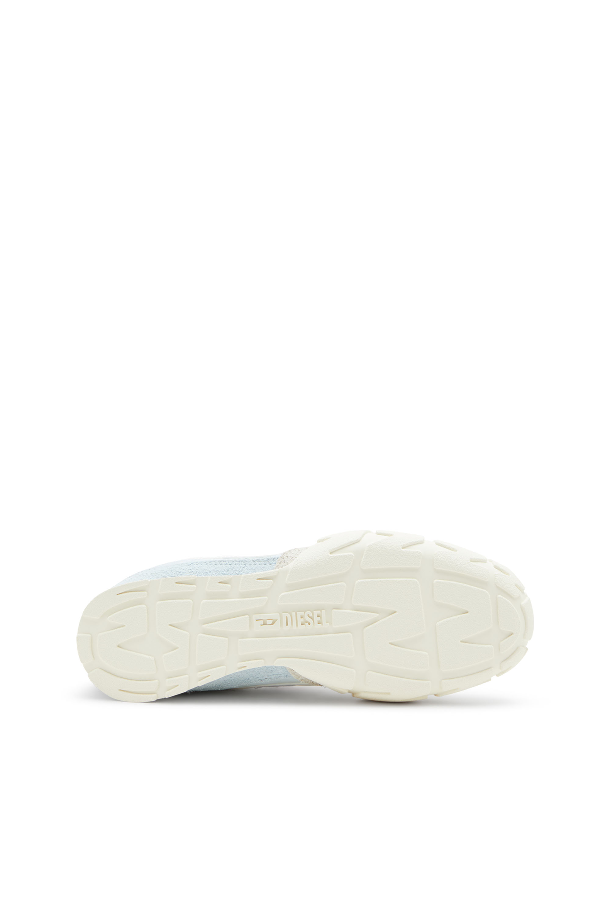 Diesel - S-PAGODHA LOW W, Female's S-Pagodha-Sneakers in leather, suede and ripstop in Light Blue - 4