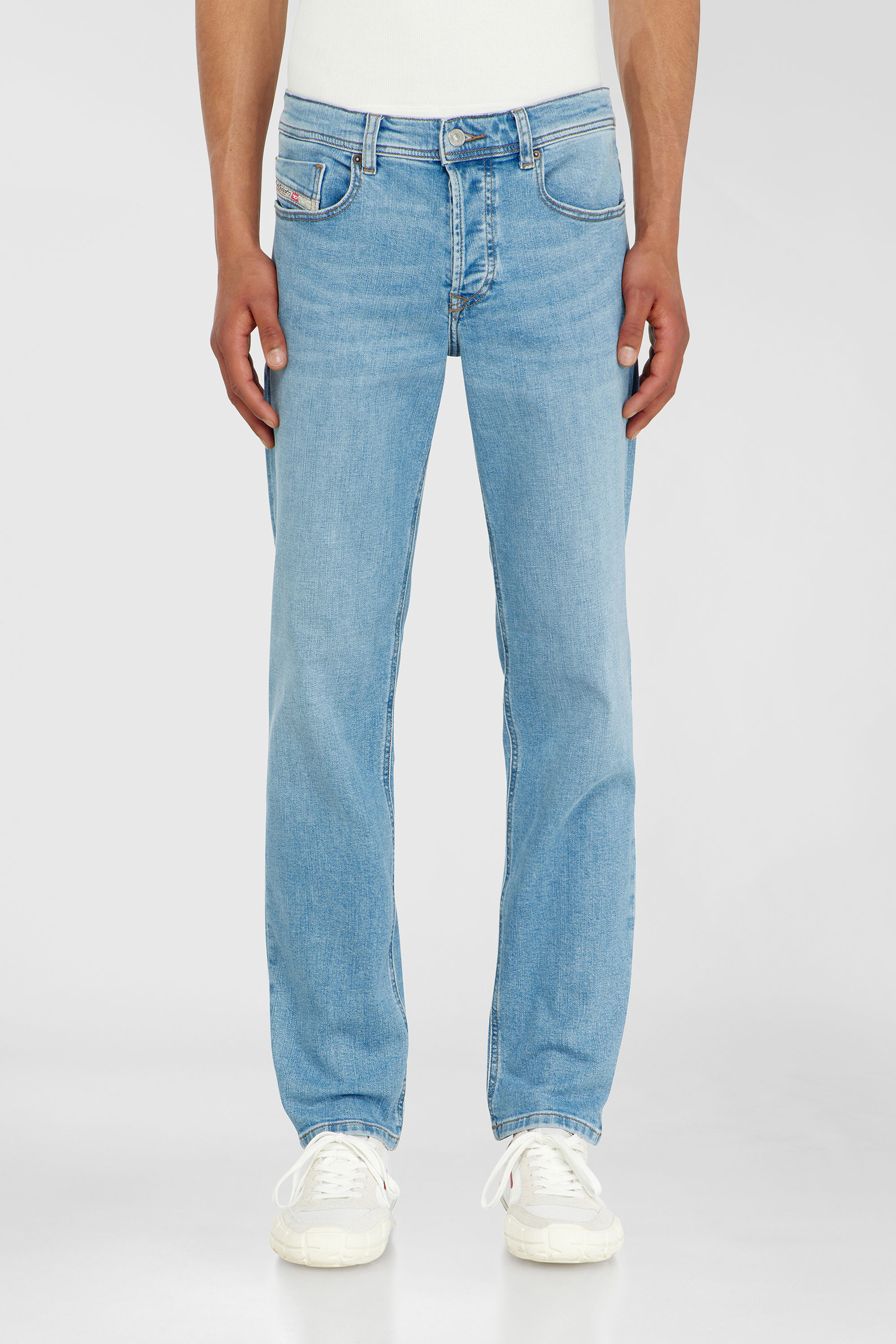 Diesel - Male's Regular Jeans 2023 D-Finitive 0HDBJ, Light Blue - 4